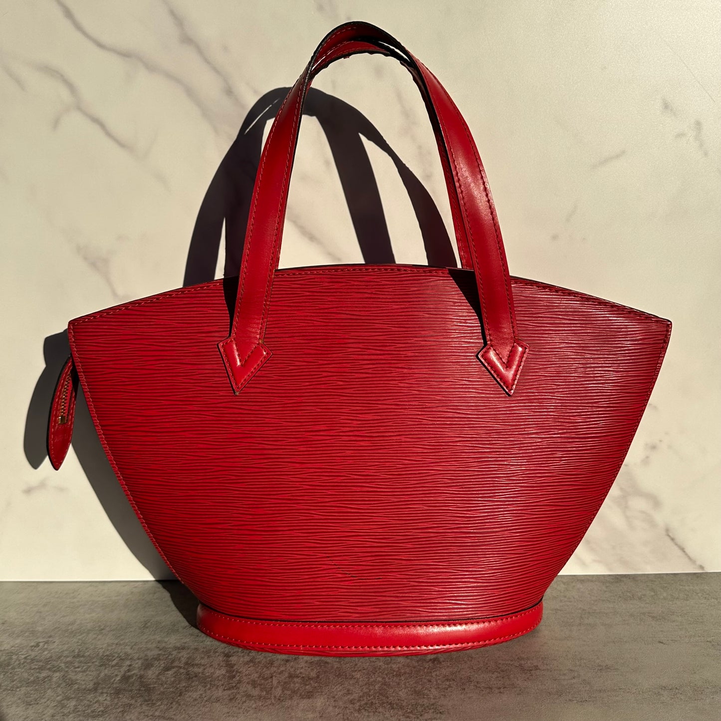 Louis Vuitton Epi Saint Jacques PM Castillan Red