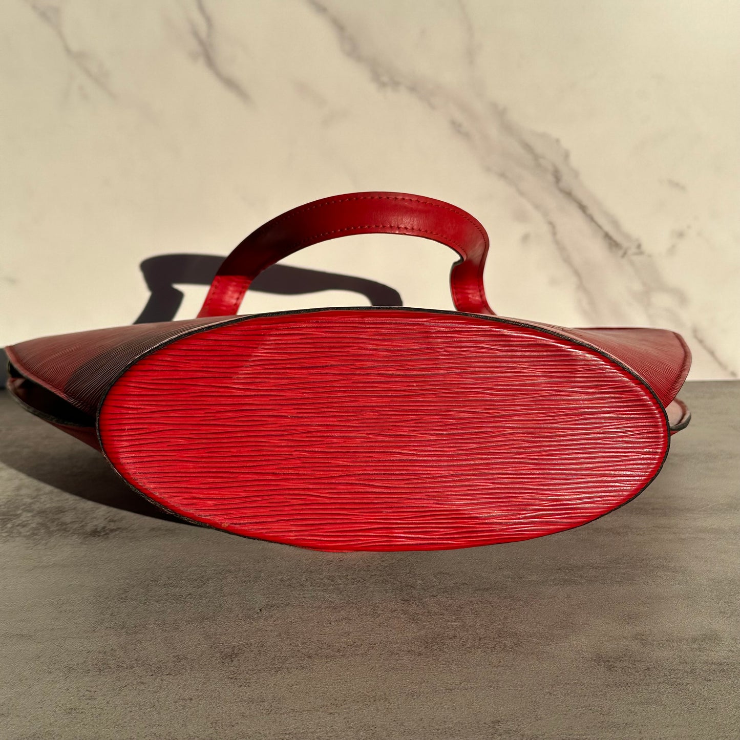 Louis Vuitton Epi Saint Jacques PM Castillan Red