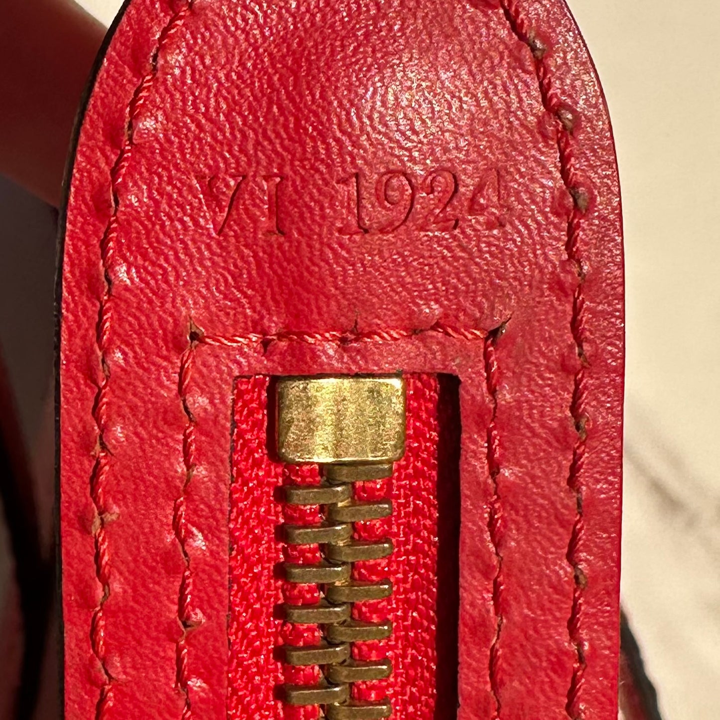 Louis Vuitton Epi Saint Jacques PM Castillan Red