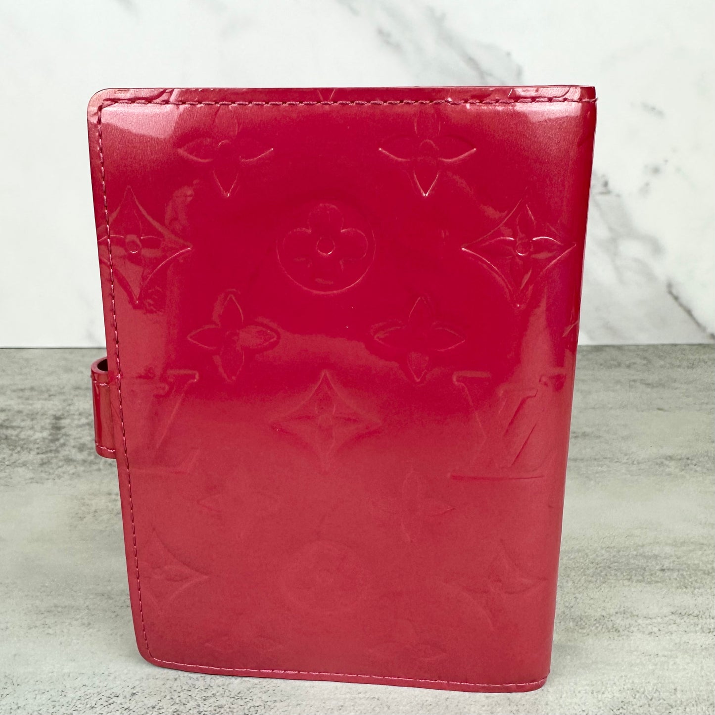 Louis Vuitton Pink Vernis Agenda PM