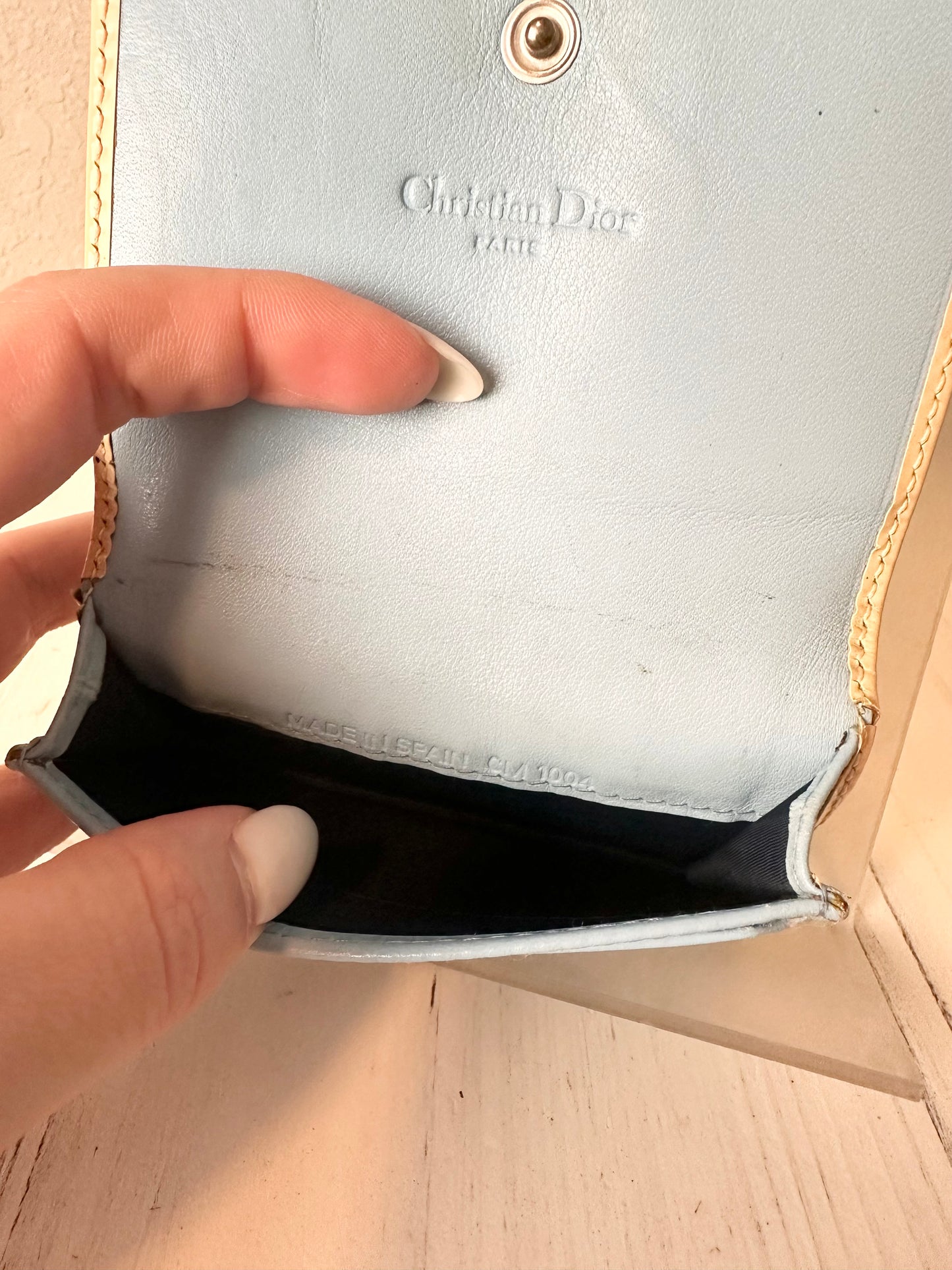 Dior Trotter Snap Card Wallet