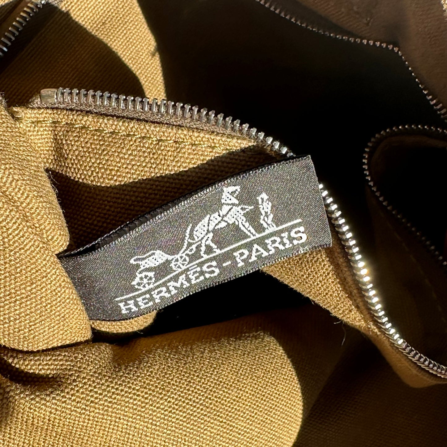 Hermès Green Toile Fourre-Tout PM