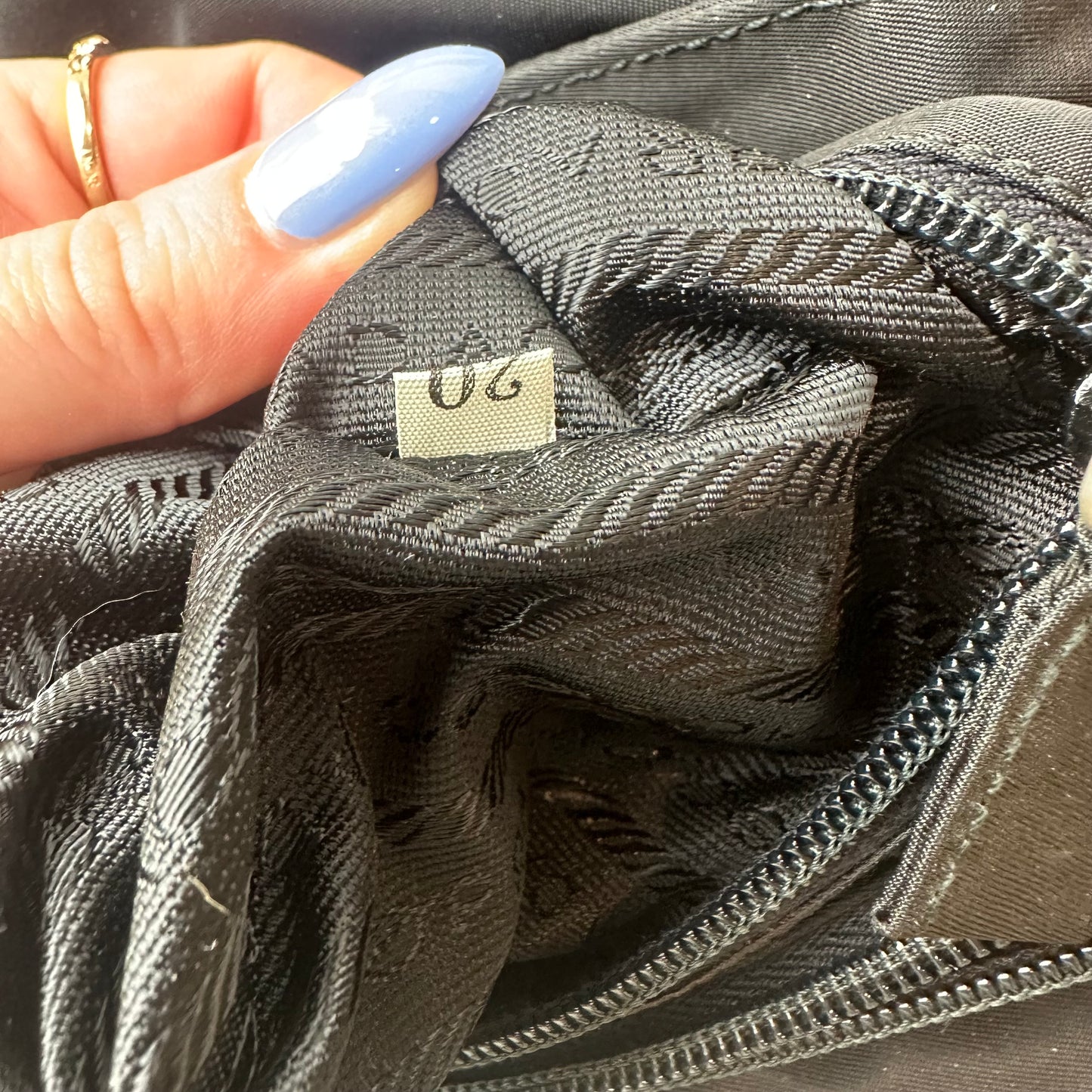 Prada Black Nylon Tote