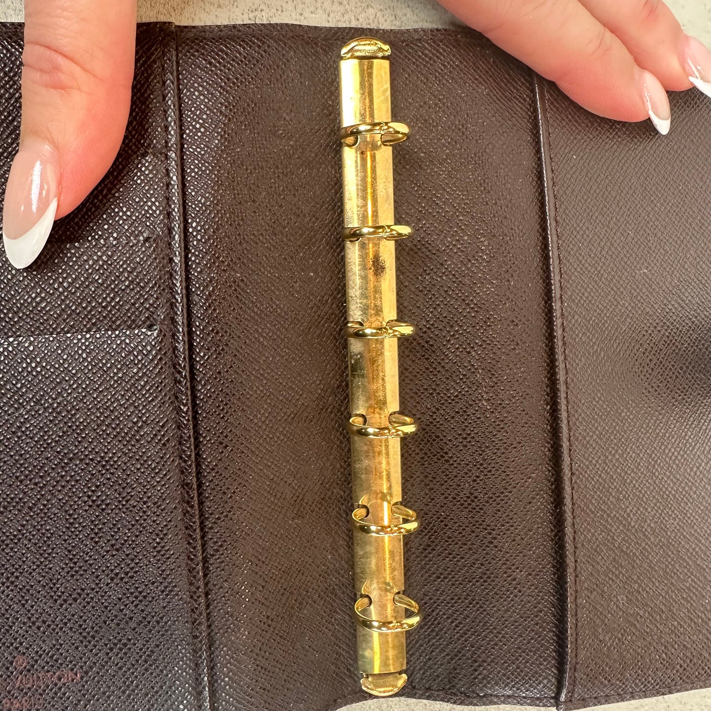 Louis Vuitton Damier Ebene Agenda PM