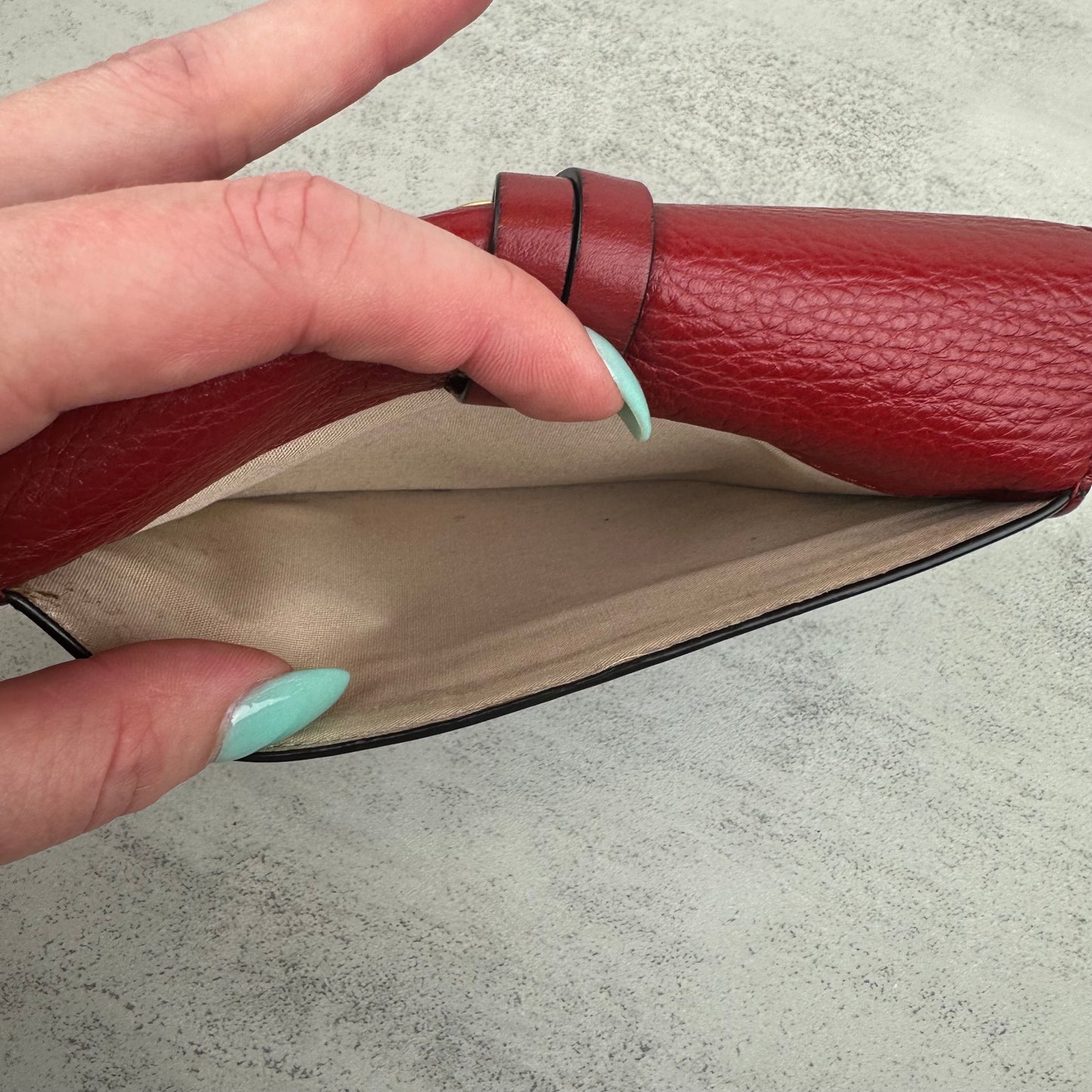 Chloe Calfskin Alphabet Compact Wallet