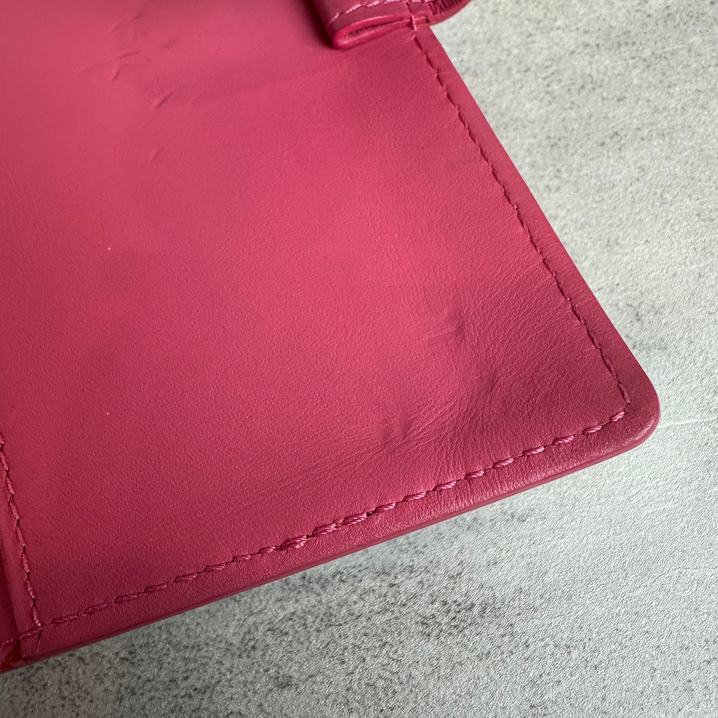 Louis Vuitton Pink Vernis Agenda PM