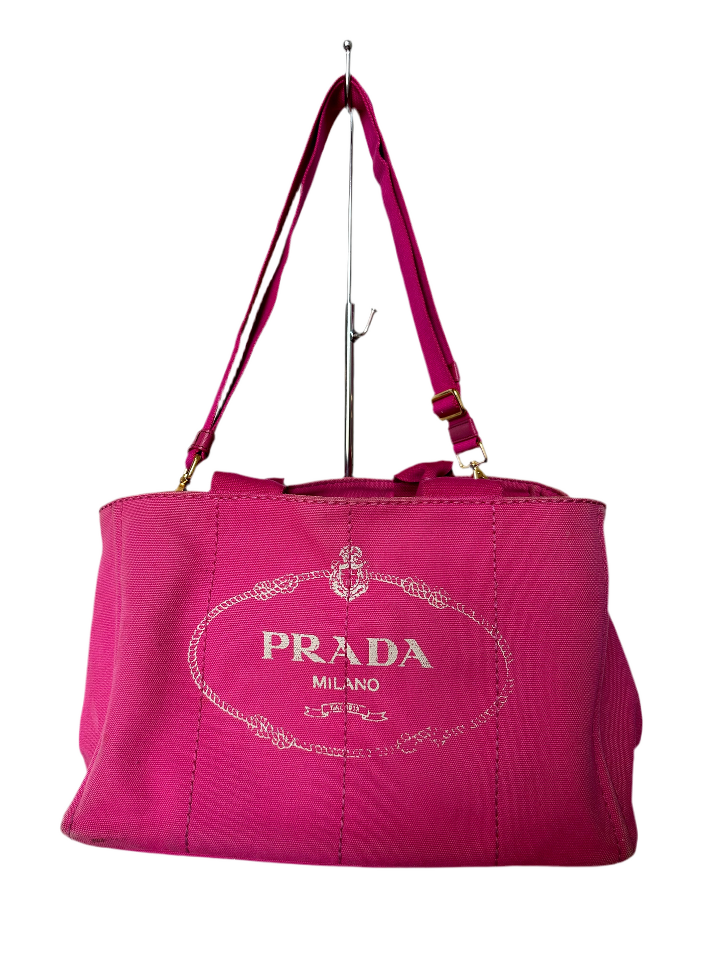 Prada Canapa Pink Tote Large