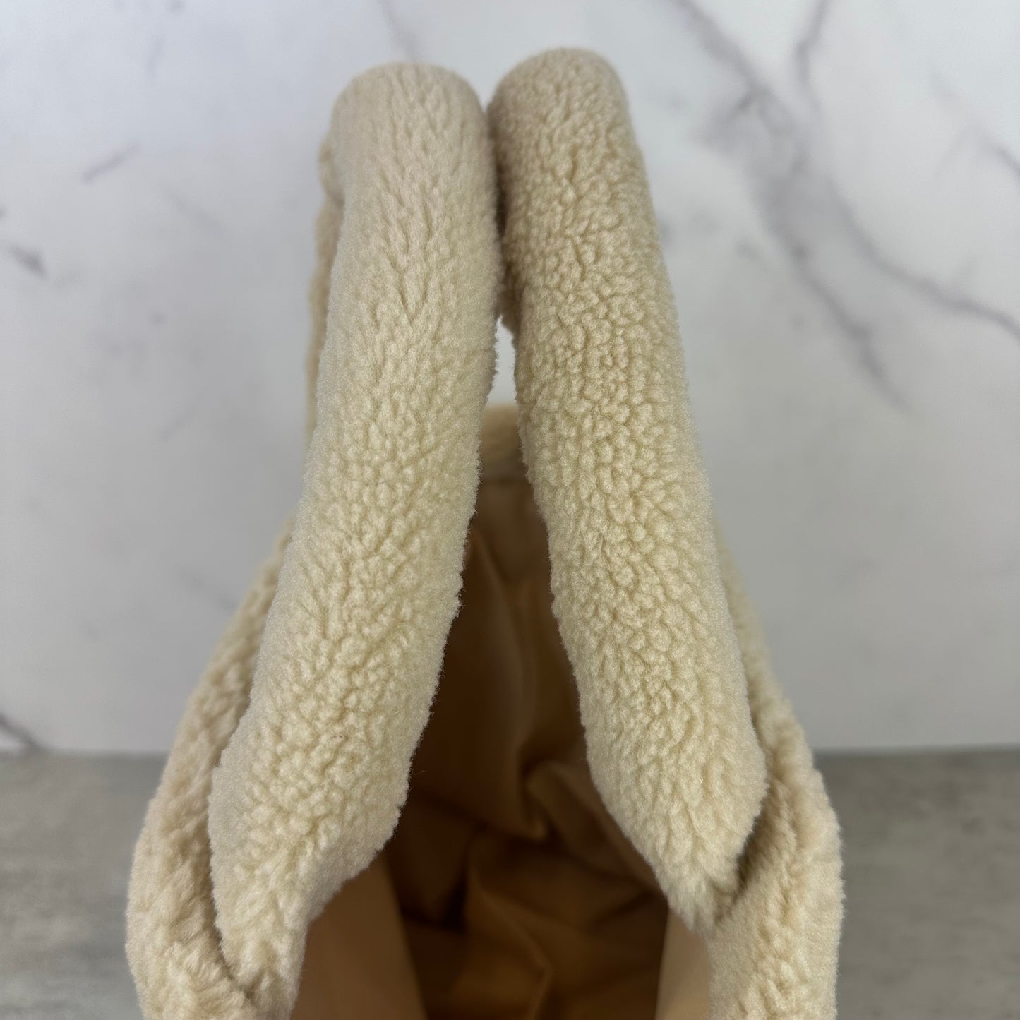 Prada Teddy Shearling VIP Tote
