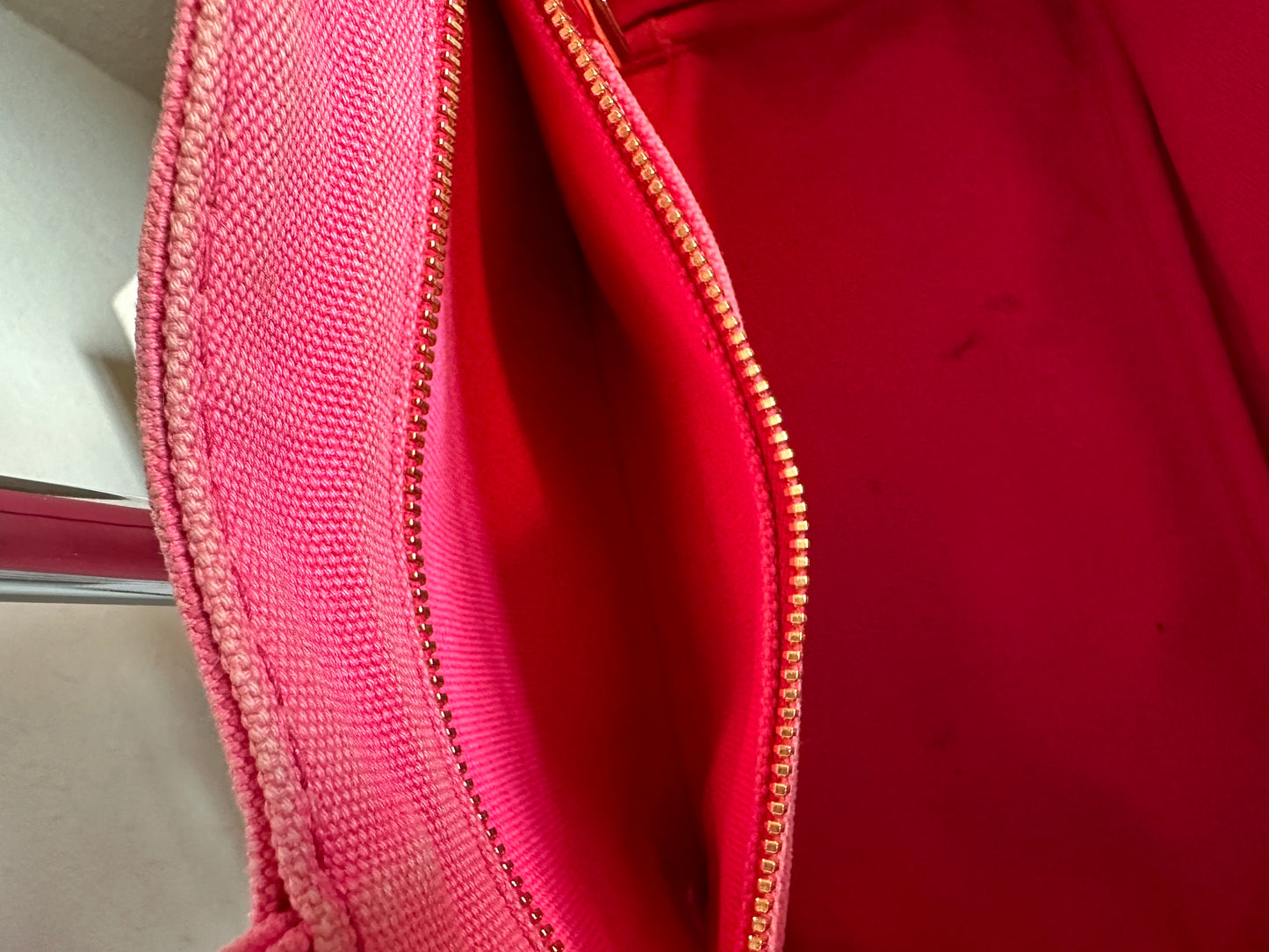 Pink Prada Canapa Tote With Strap