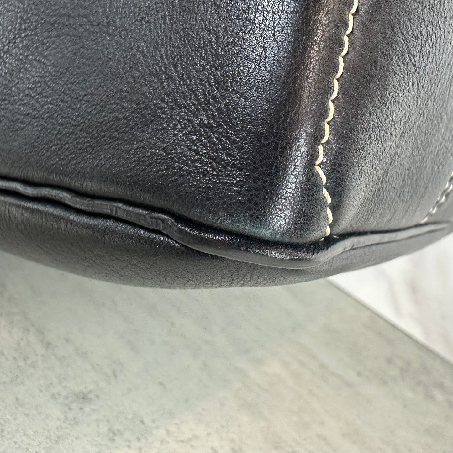 Celine Black Leather Boogie Bag