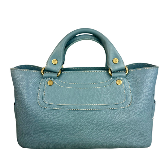 Celine Blue Leather Boogie Bag