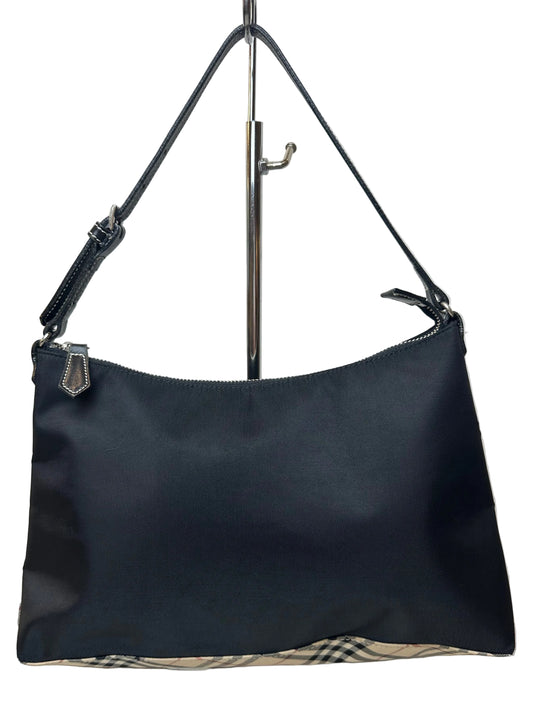 Burberry Nova Check Blue Label Nylon Shoulder Bag