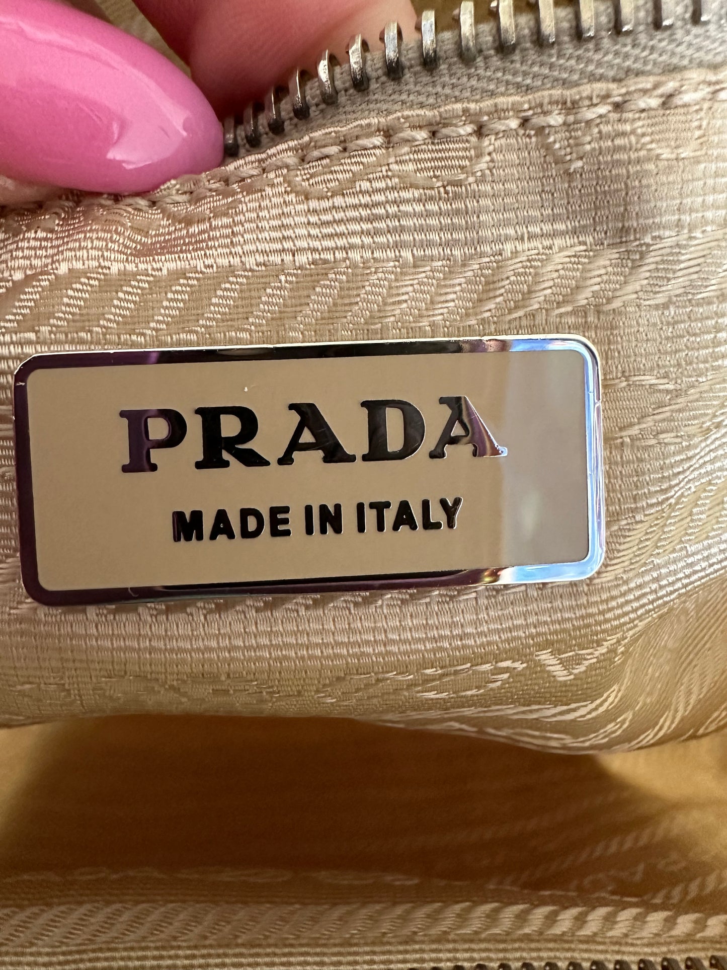 Prada Tessuto Tote Bag Beige