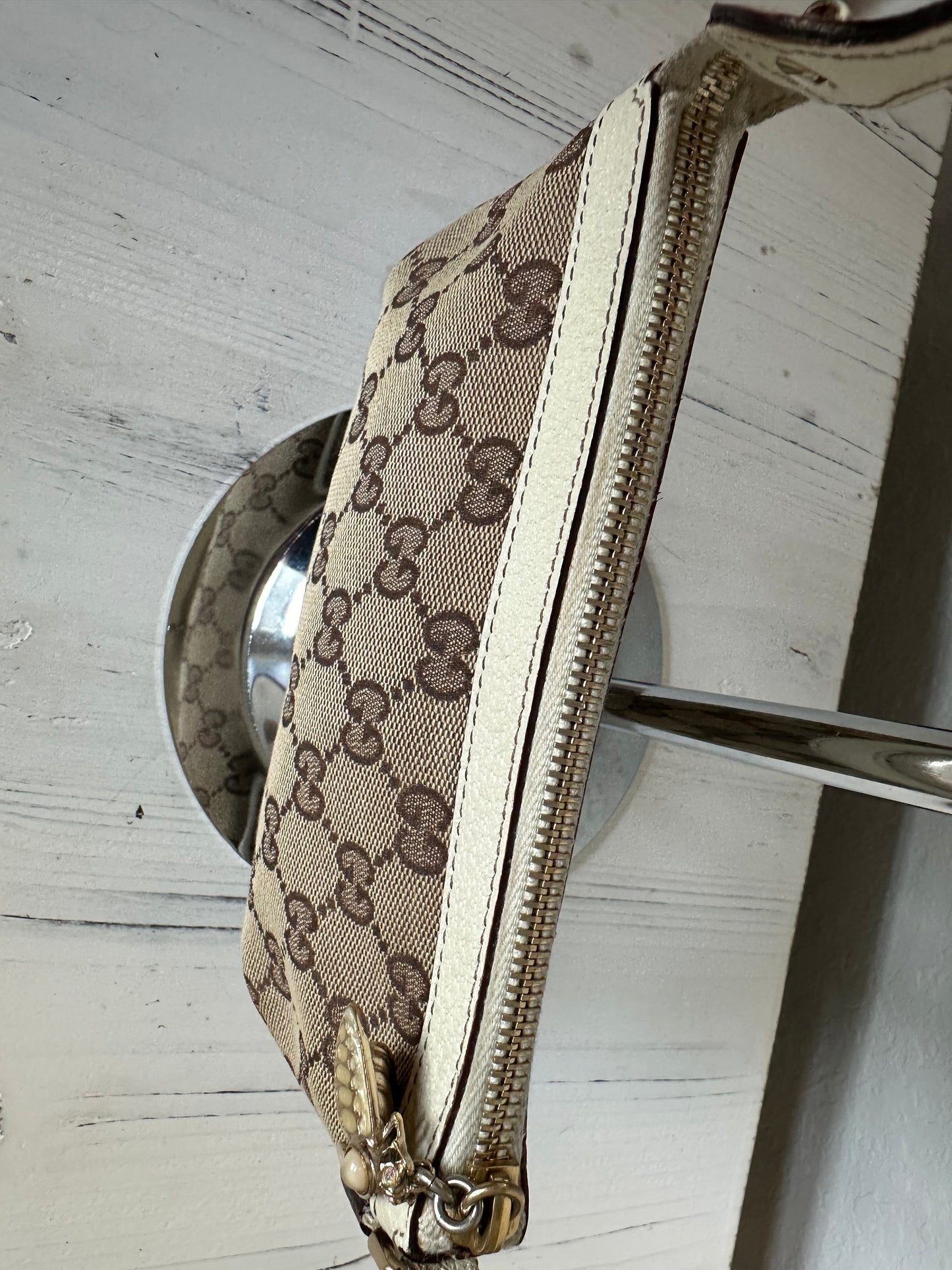 RARE Vintage Gucci Pochette with Bee Charm