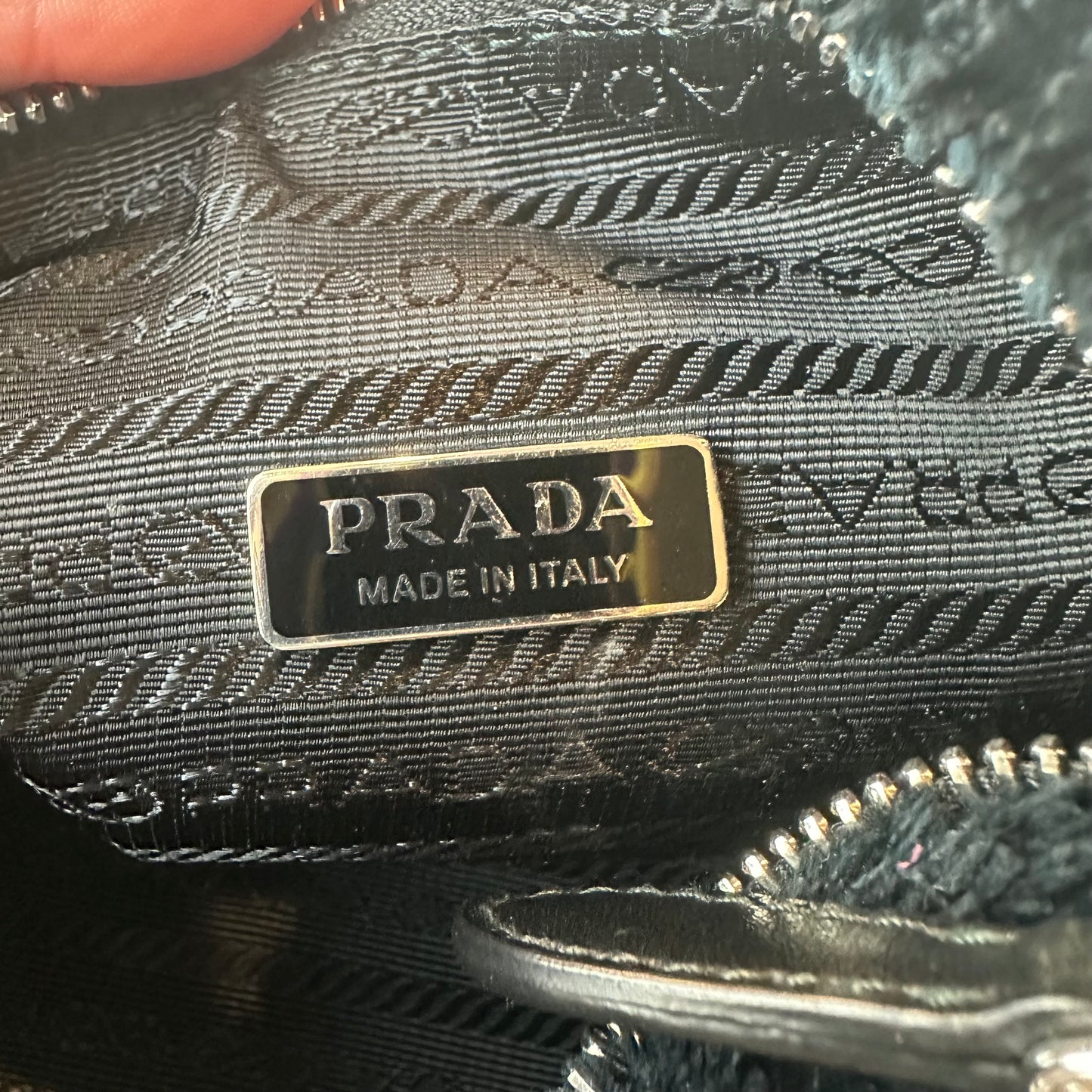 Prada Terry Cloth Mini Re-Edition 2000 Bag