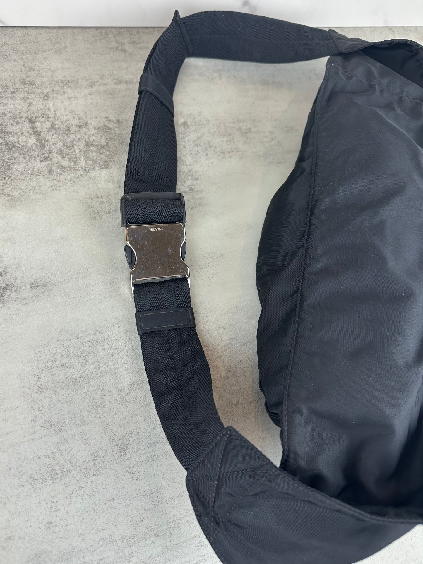 Prada Black Nylon Belt Bag
