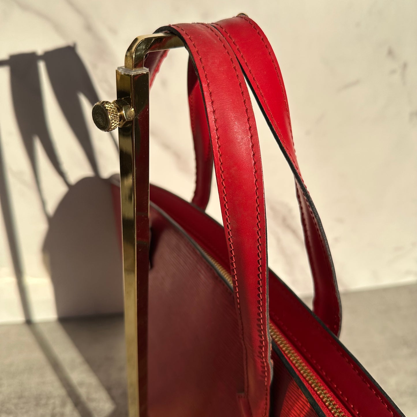 Louis Vuitton Epi Saint Jacques PM Castillan Red