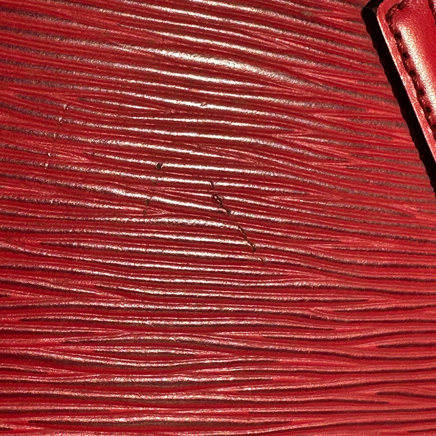 Louis Vuitton Epi Saint Jacques PM Castillan Red