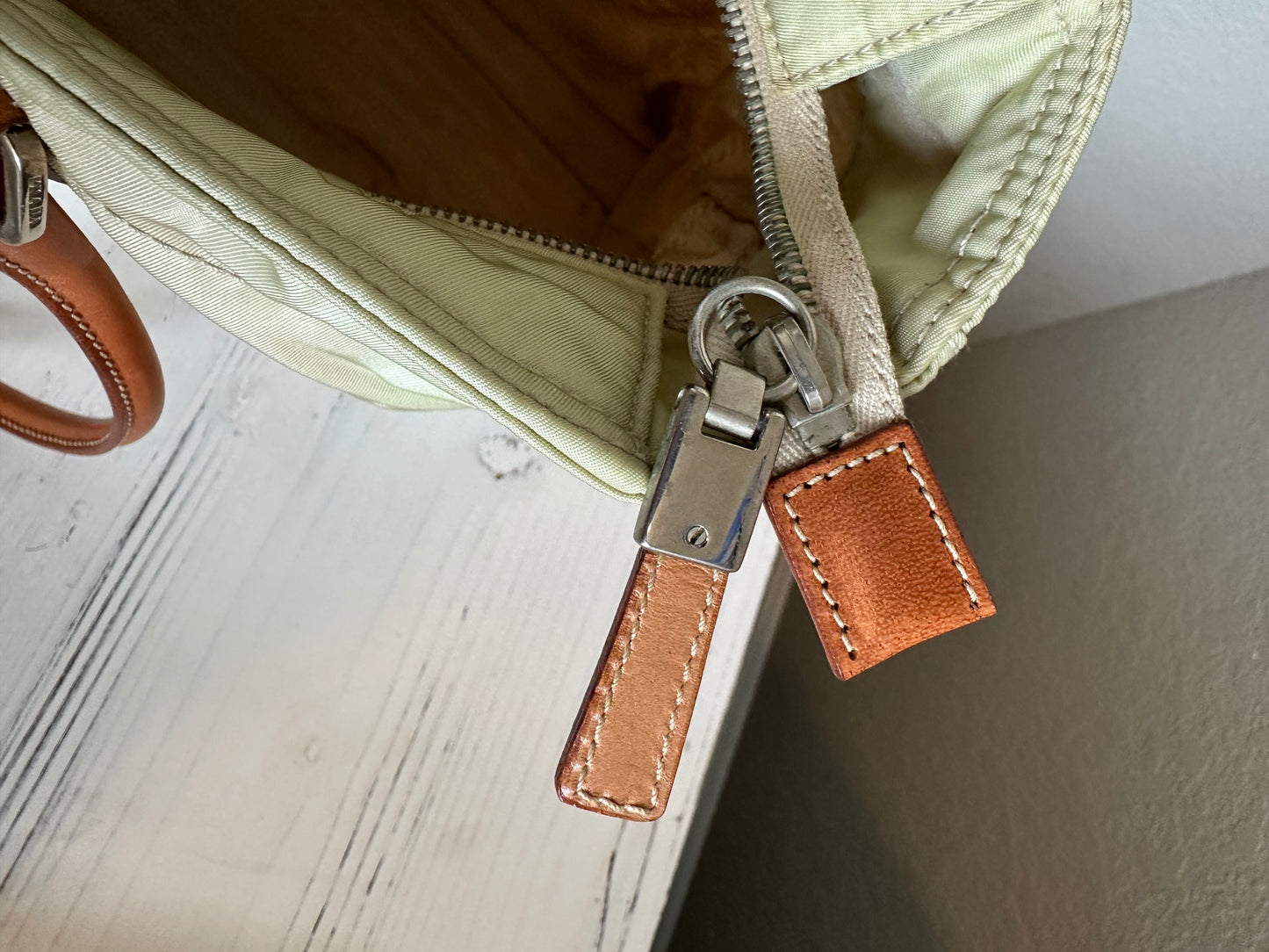 Prada Tessuto Tote Bag Beige