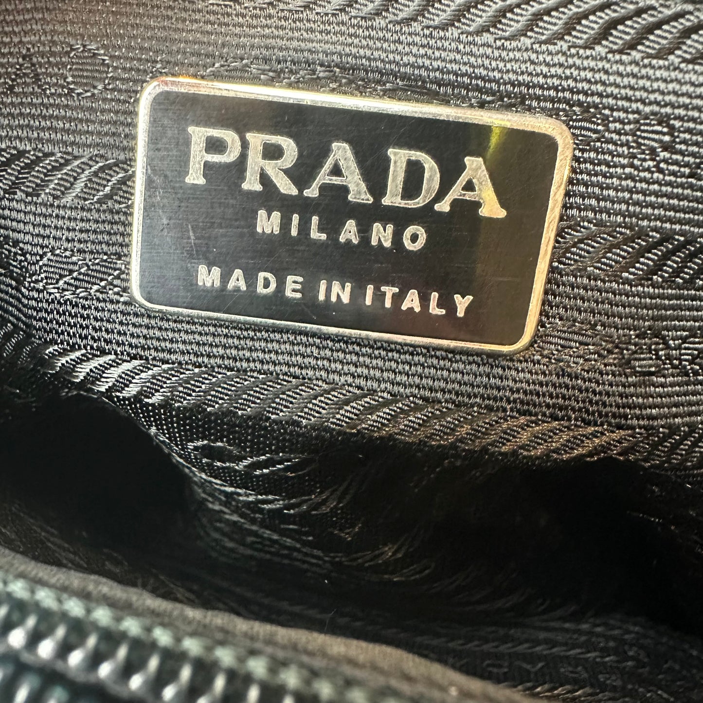 Prada Black Nylon Tote