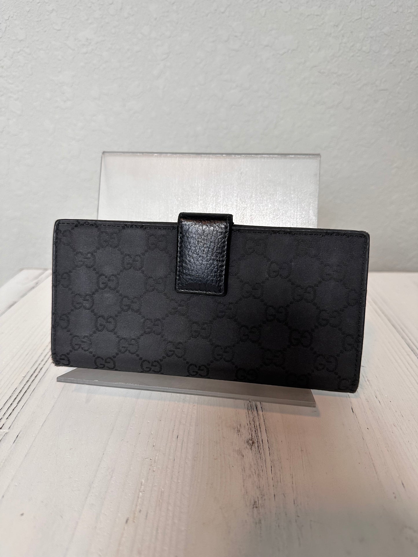 Gucci Monogram Eclipse Continental Wallet