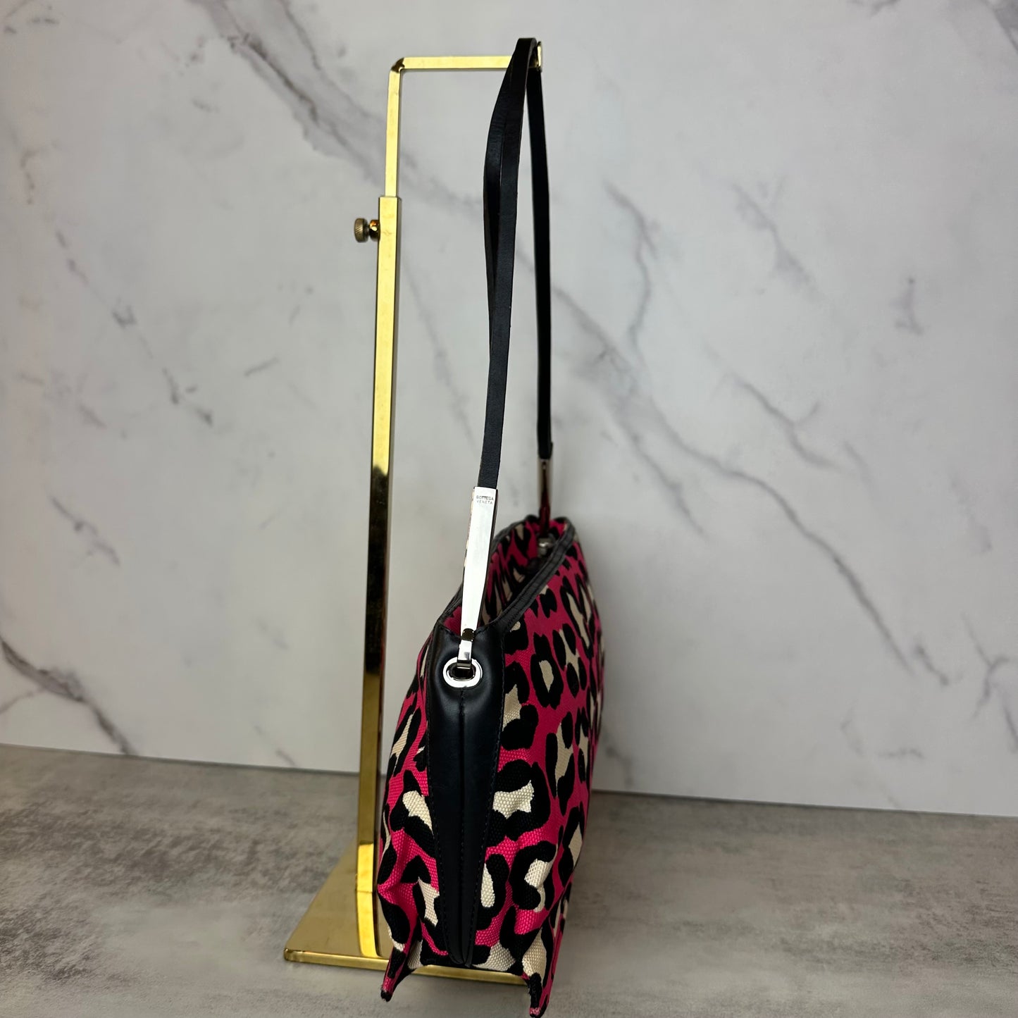 Bottega Veneta Vintage Leopard Shoulder Bag
