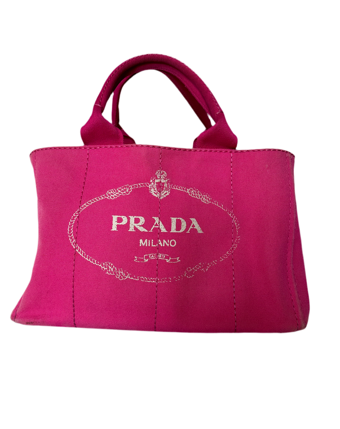 Prada Canapa Pink Tote Large