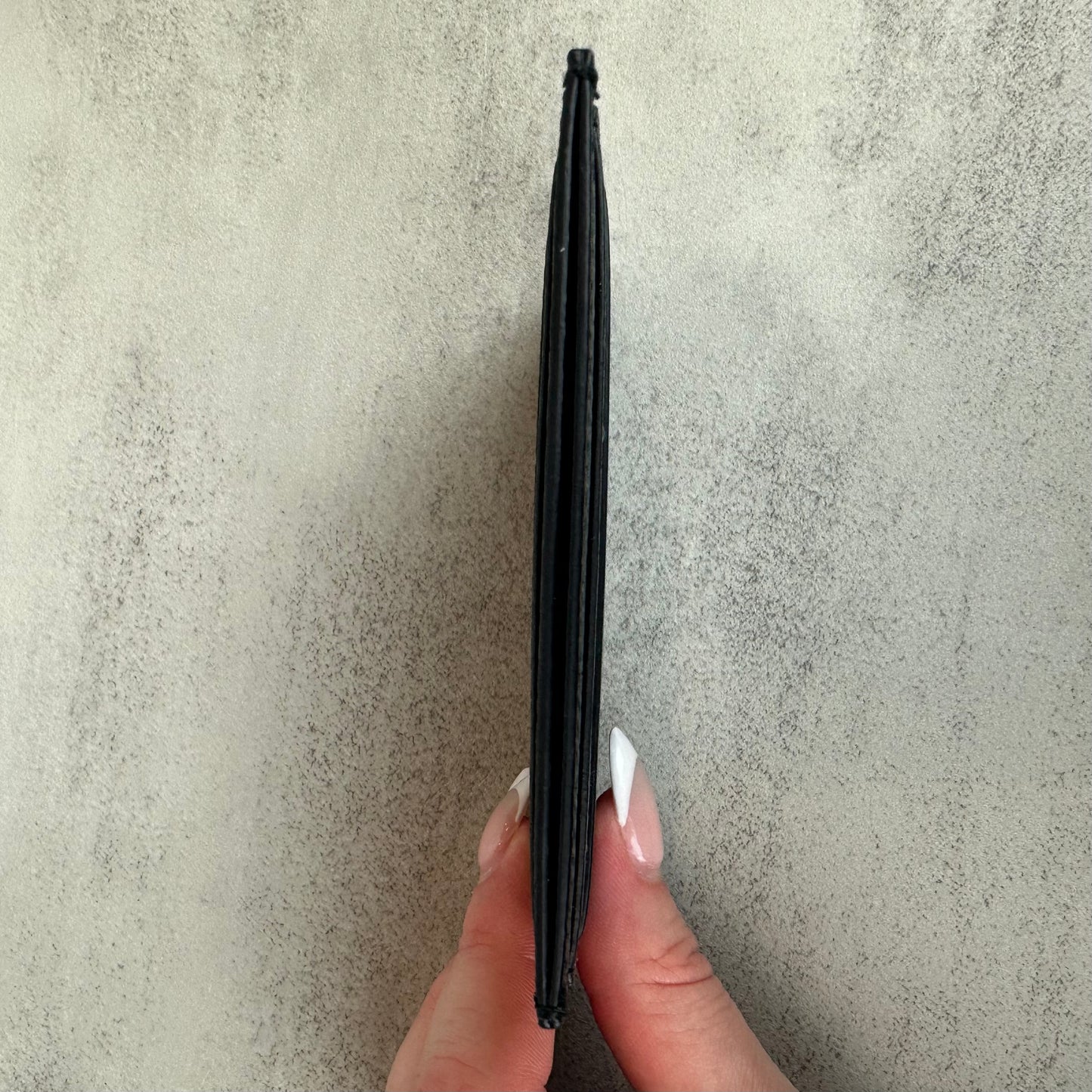 Balenciaga Black Leather Card Holder