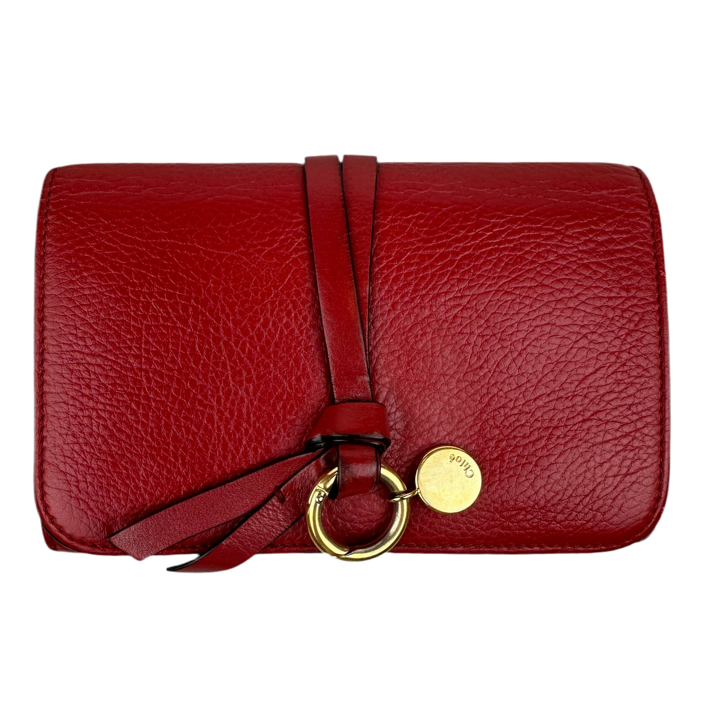 Chloe Calfskin Alphabet Compact Wallet