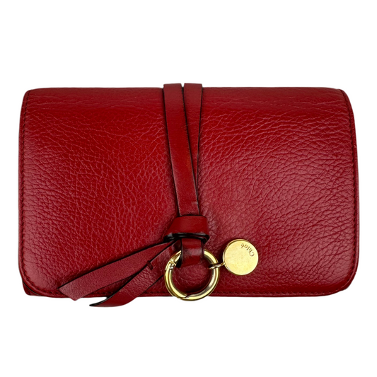 Chloe Calfskin Alphabet Compact Wallet