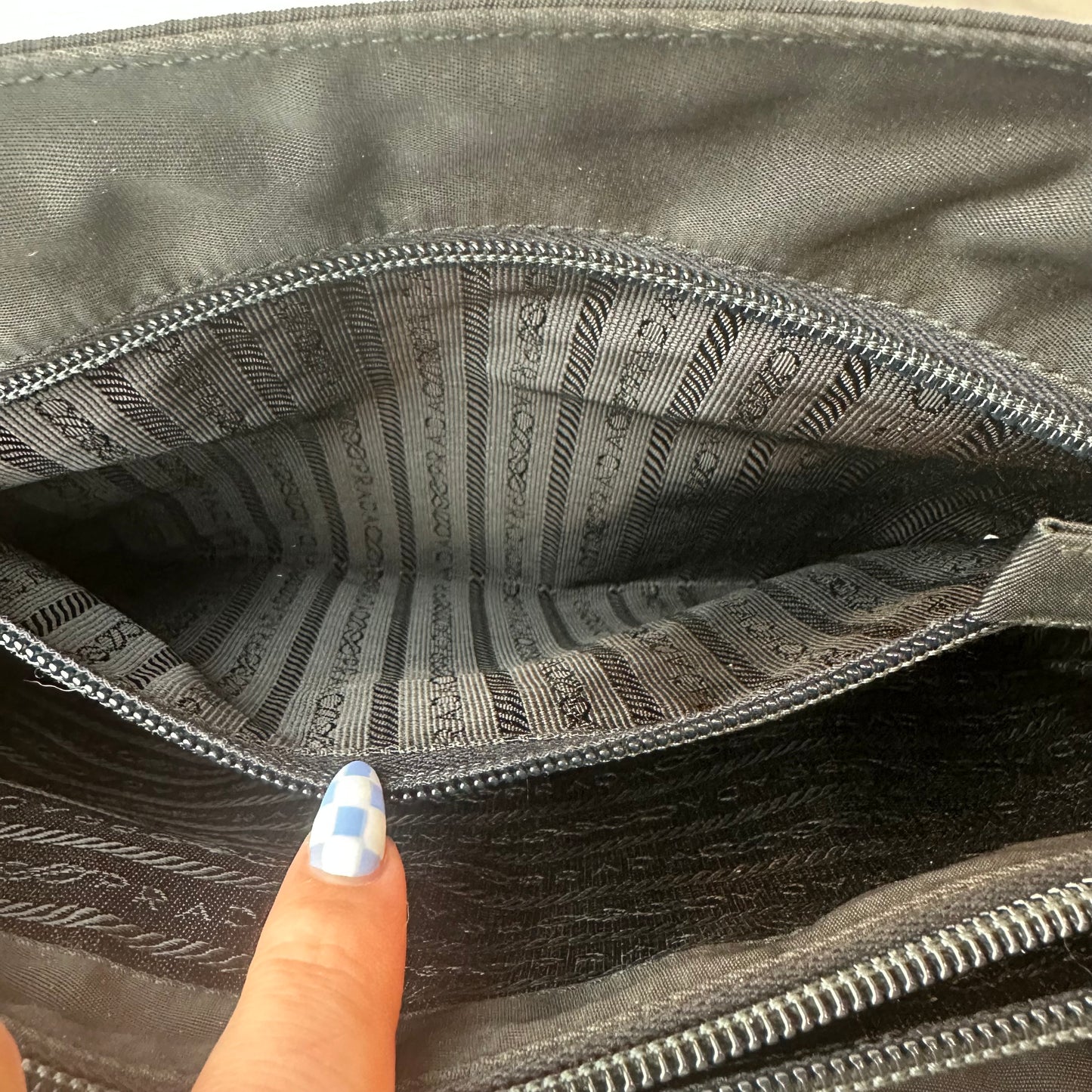 Prada Black Nylon Tote