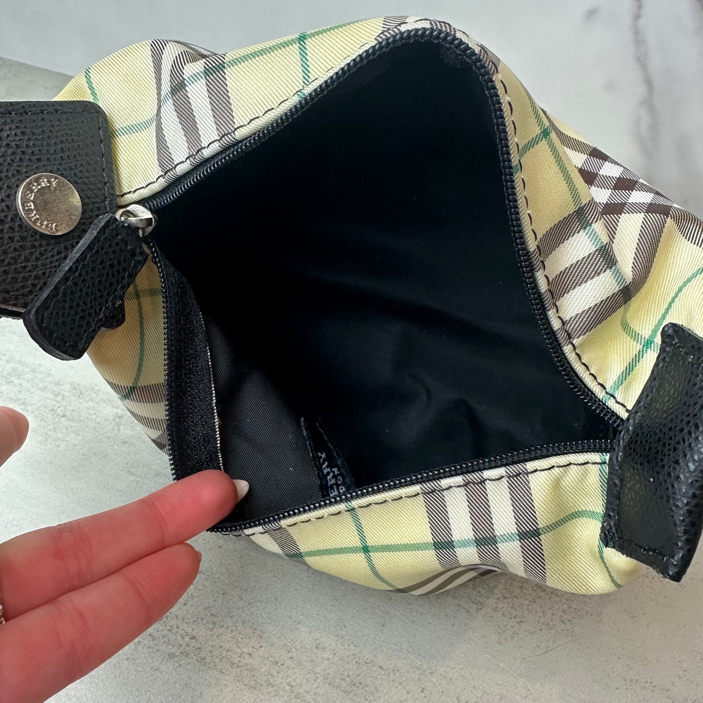 Burberry Green Novacheck Pochette