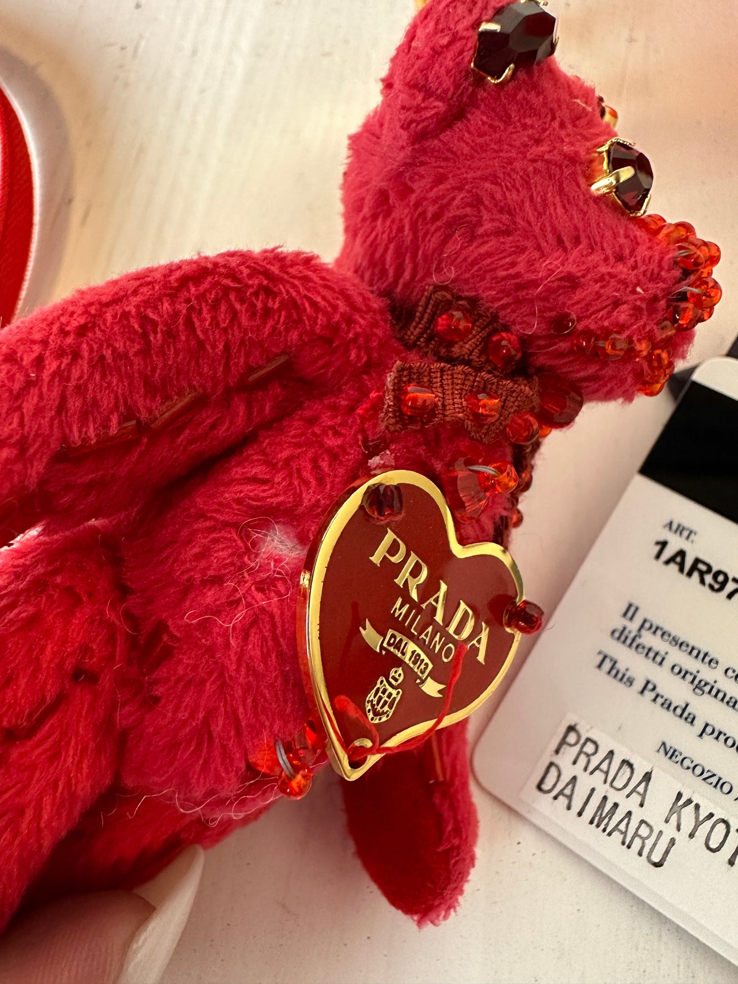 Prada Bear Bag Charm