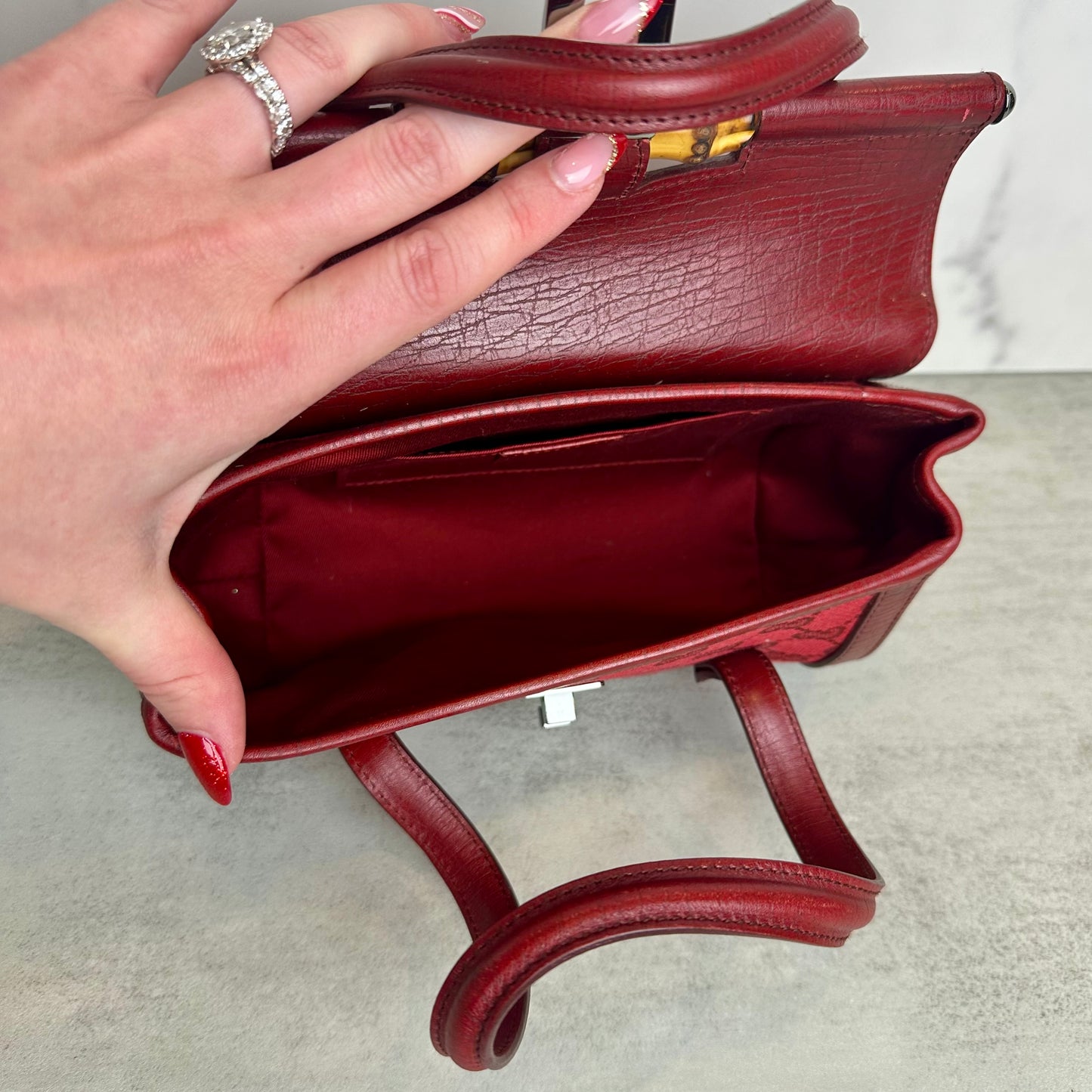 Gucci Mini Bamboo Bullet Bag