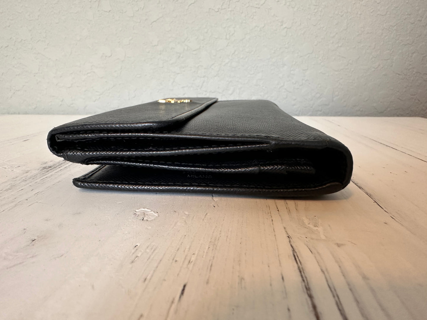 Prada Saffiano Leather Long Wallet