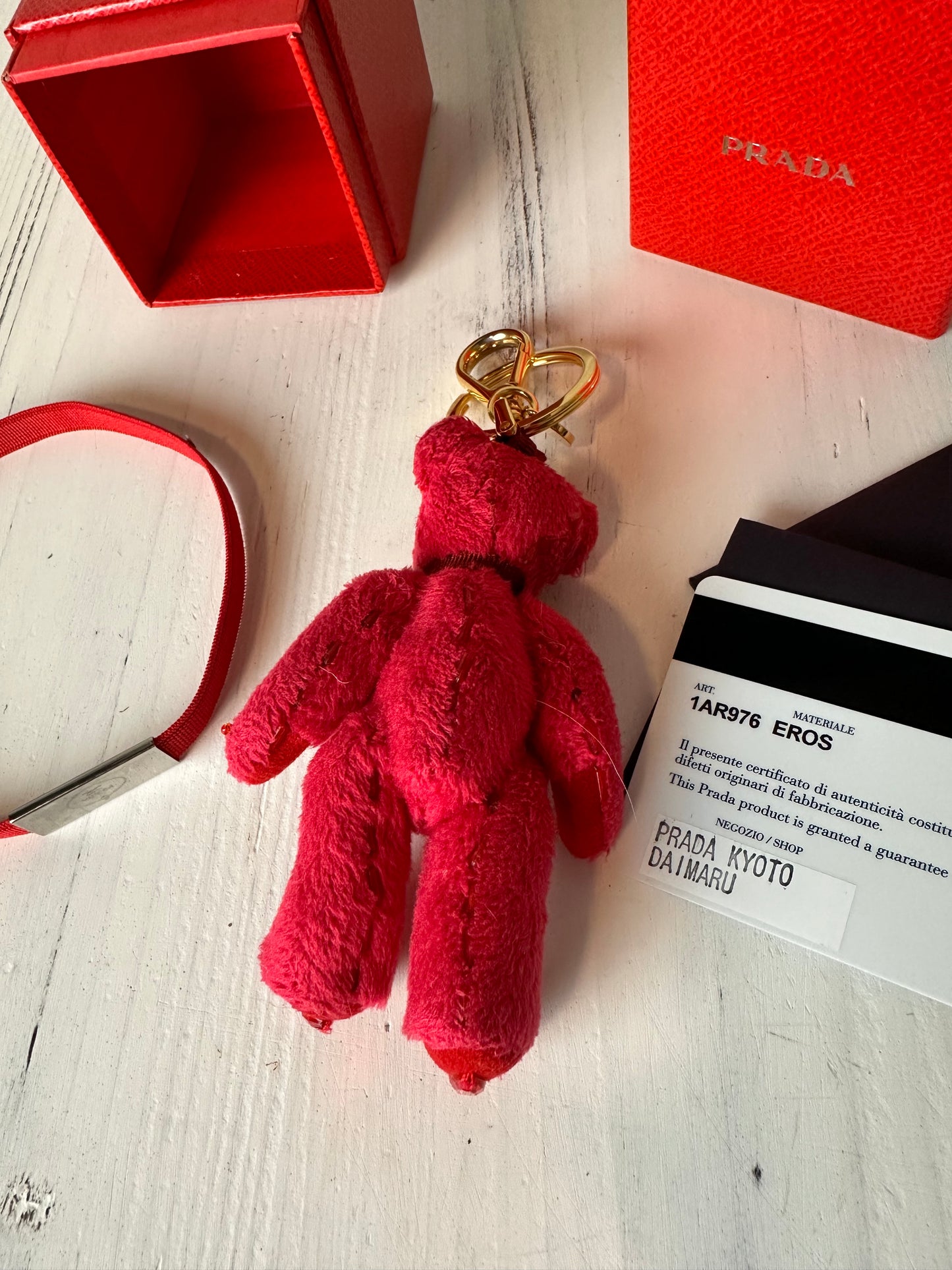 Prada Bear Bag Charm