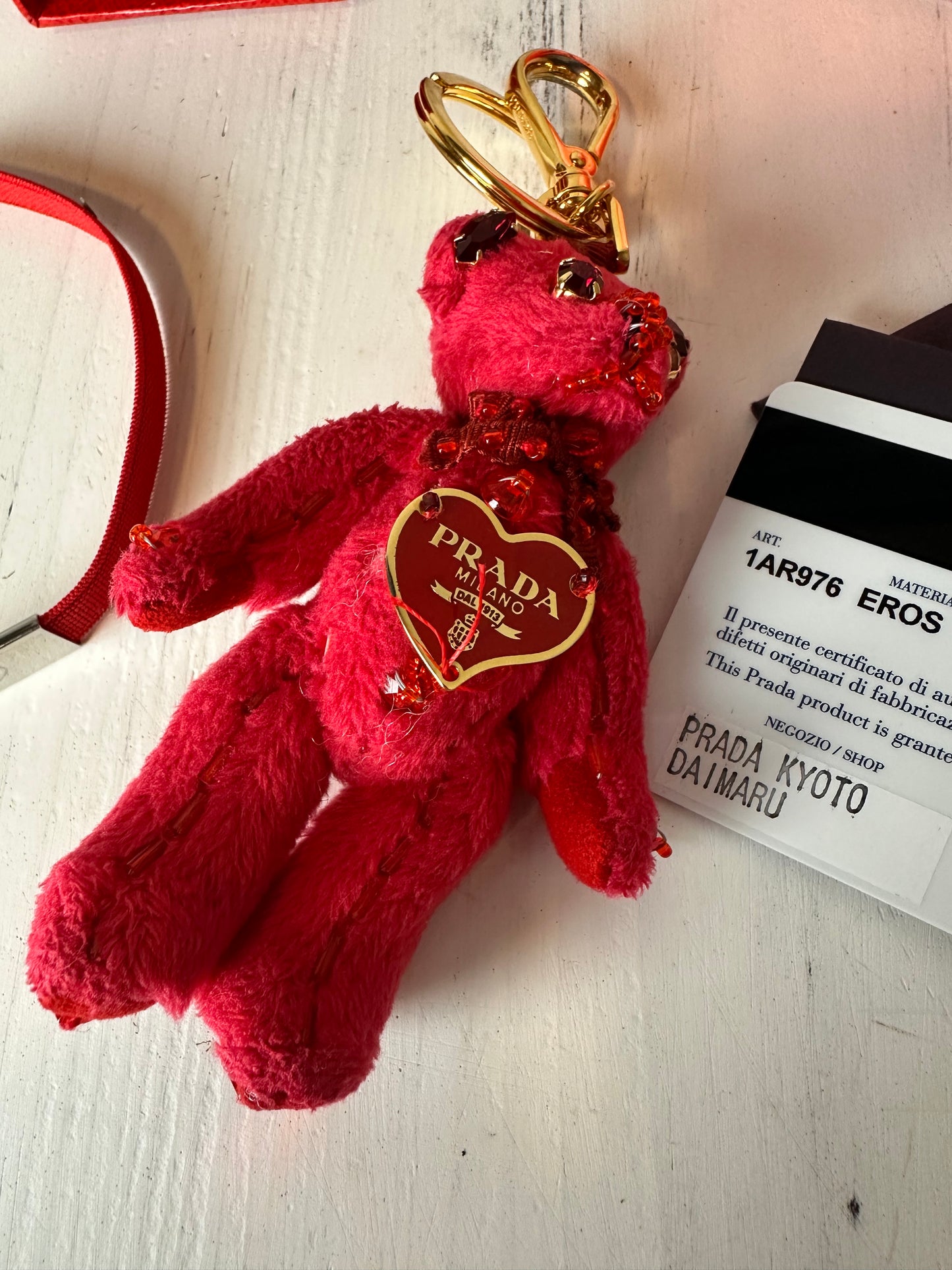 Prada Bear Bag Charm