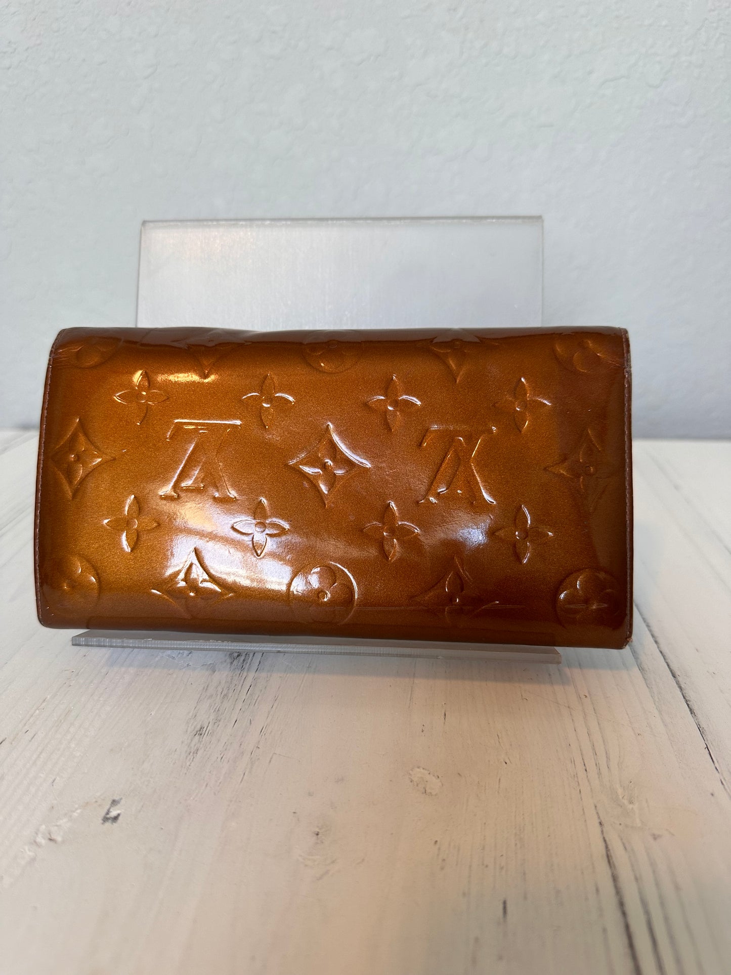 Louis Vuitton Bronze Vernis Long Wallet