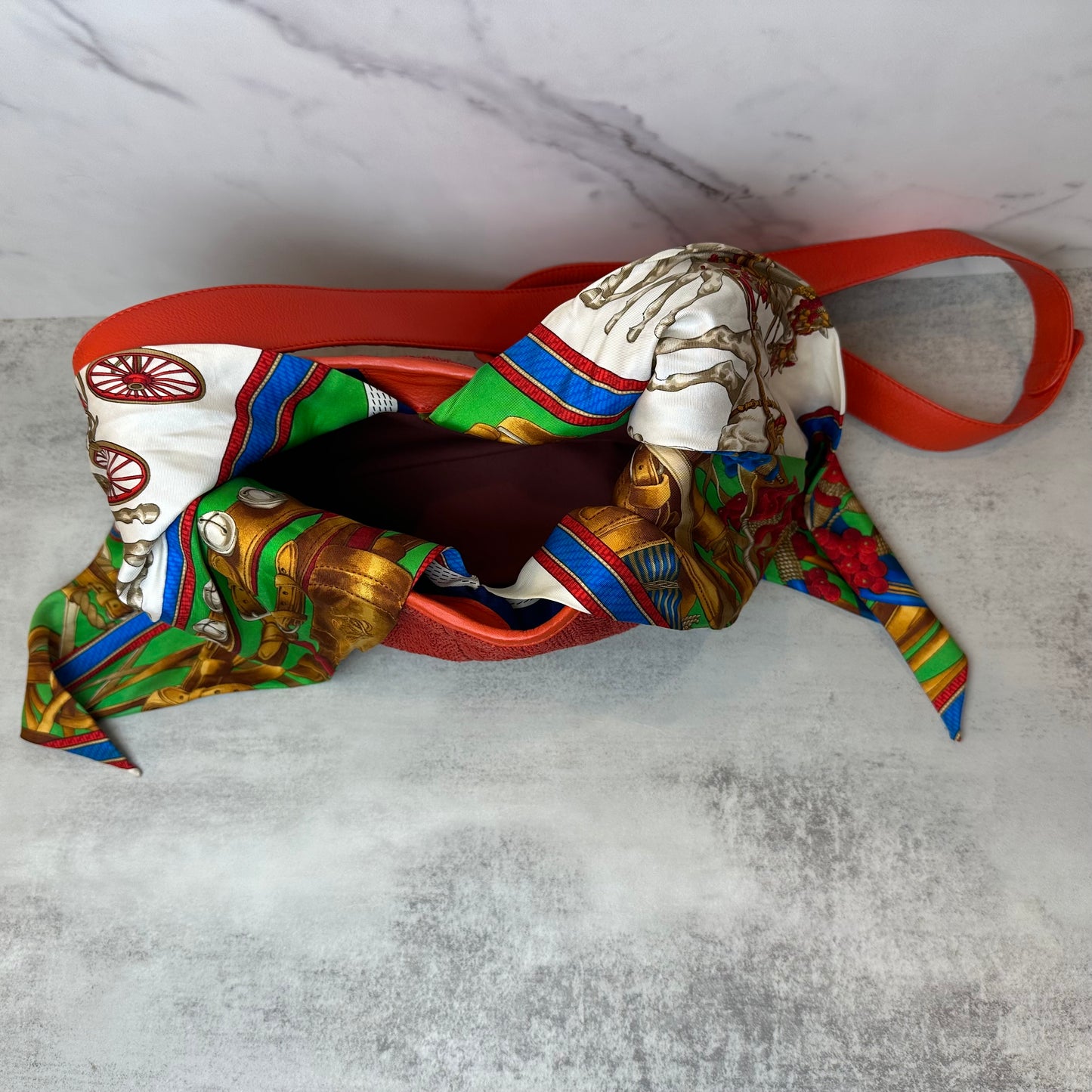 RARE Vintage Loewe Raffia Scarf Summer Resort Bag