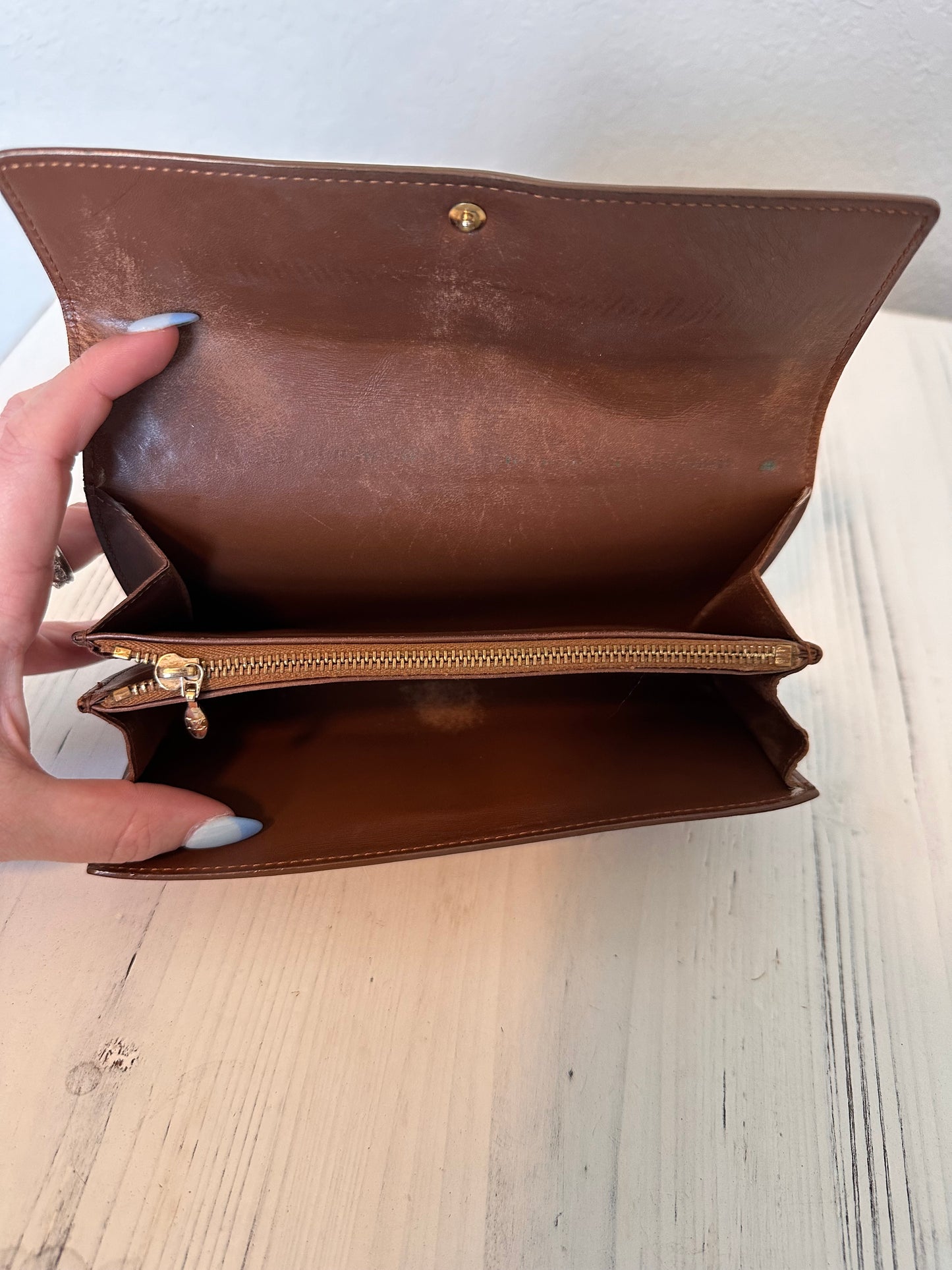 Louis Vuitton Bronze Vernis Long Wallet