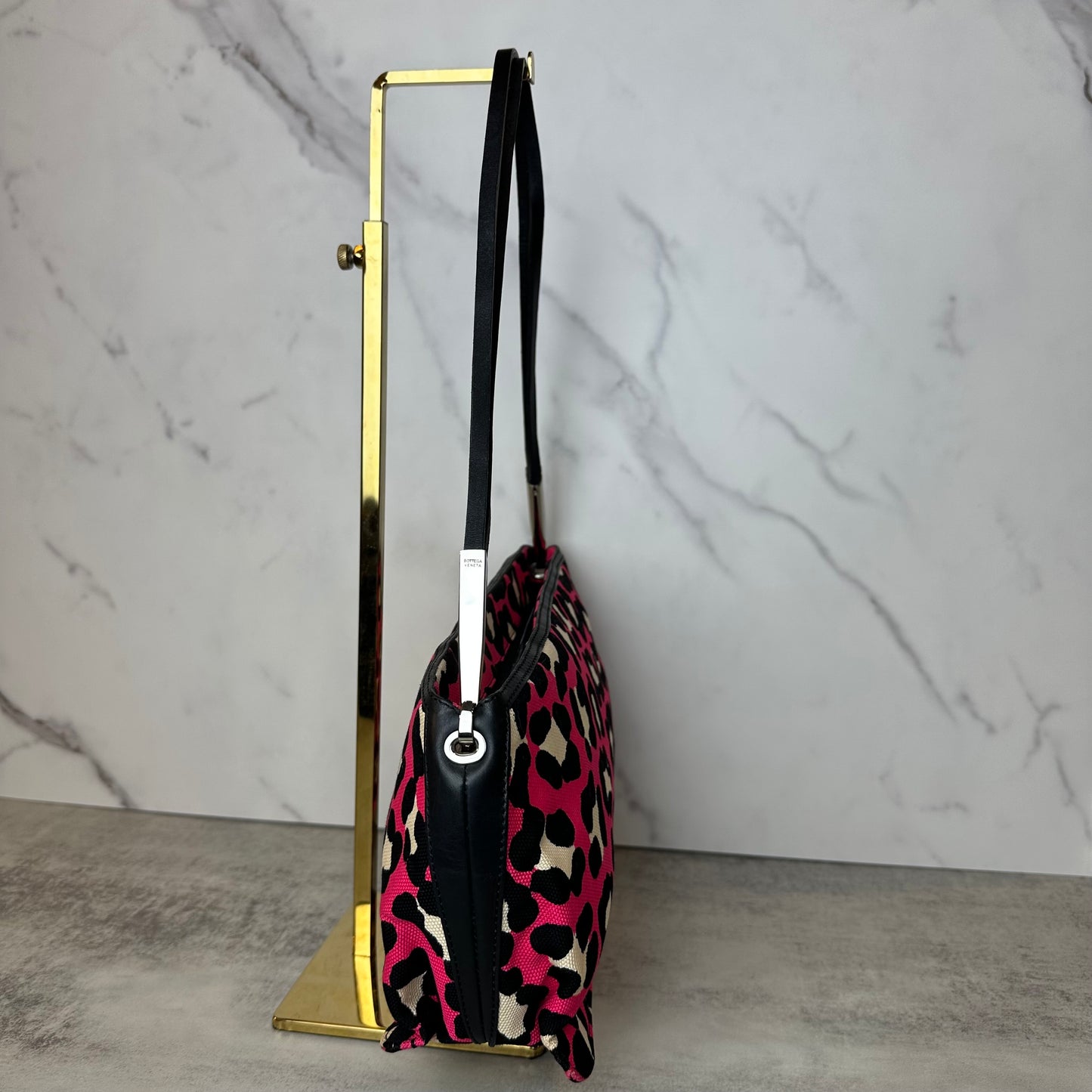 Bottega Veneta Vintage Leopard Shoulder Bag