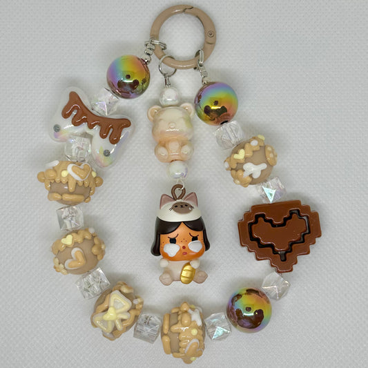 Crybaby Lucky Cat Pop Bean Charm