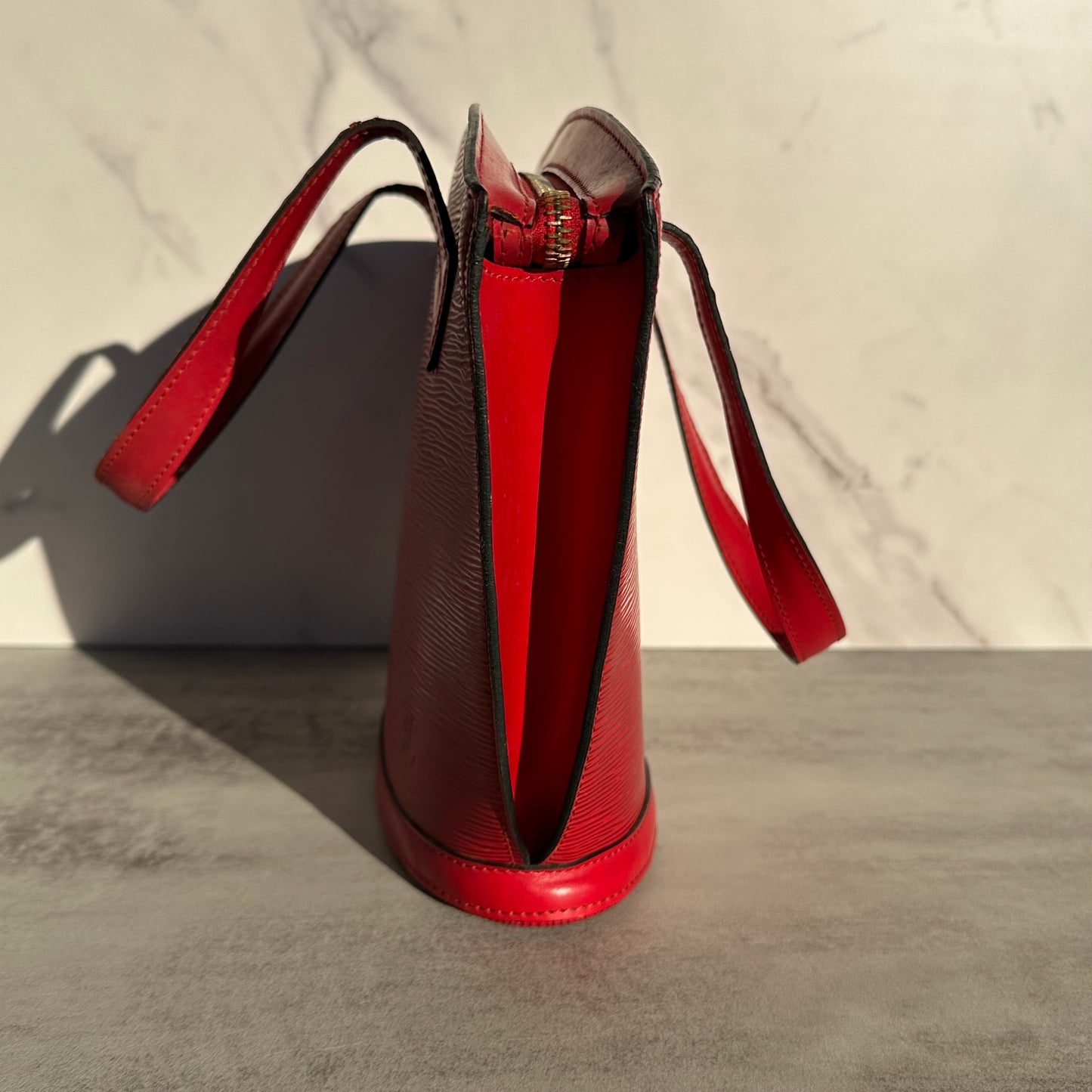 Louis Vuitton Epi Saint Jacques PM Castillan Red