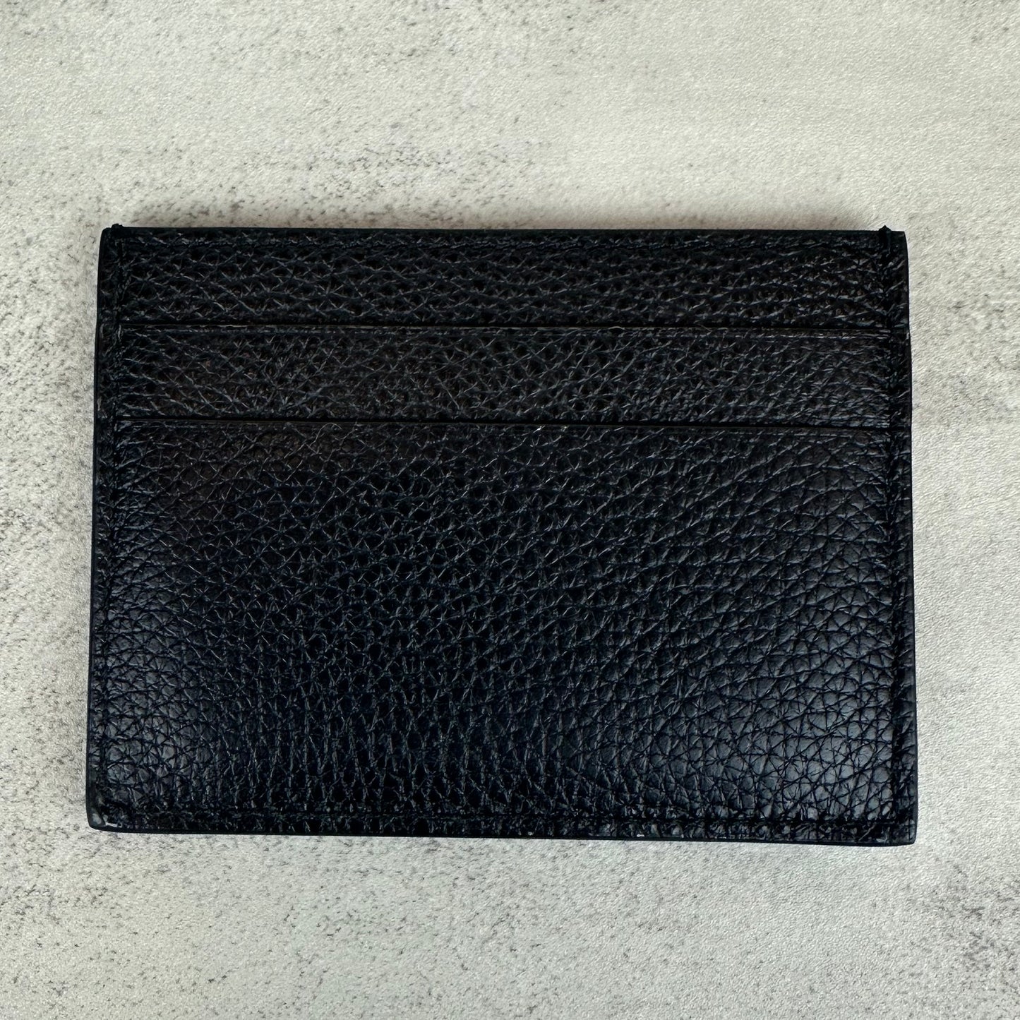 Balenciaga Black Leather Card Holder