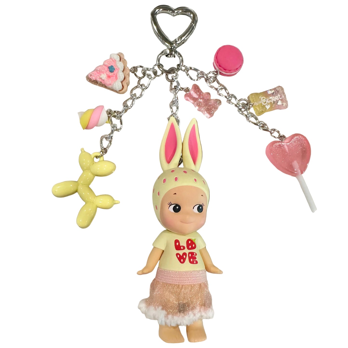 Sonny Angel Strawberry Love Bunny Charm