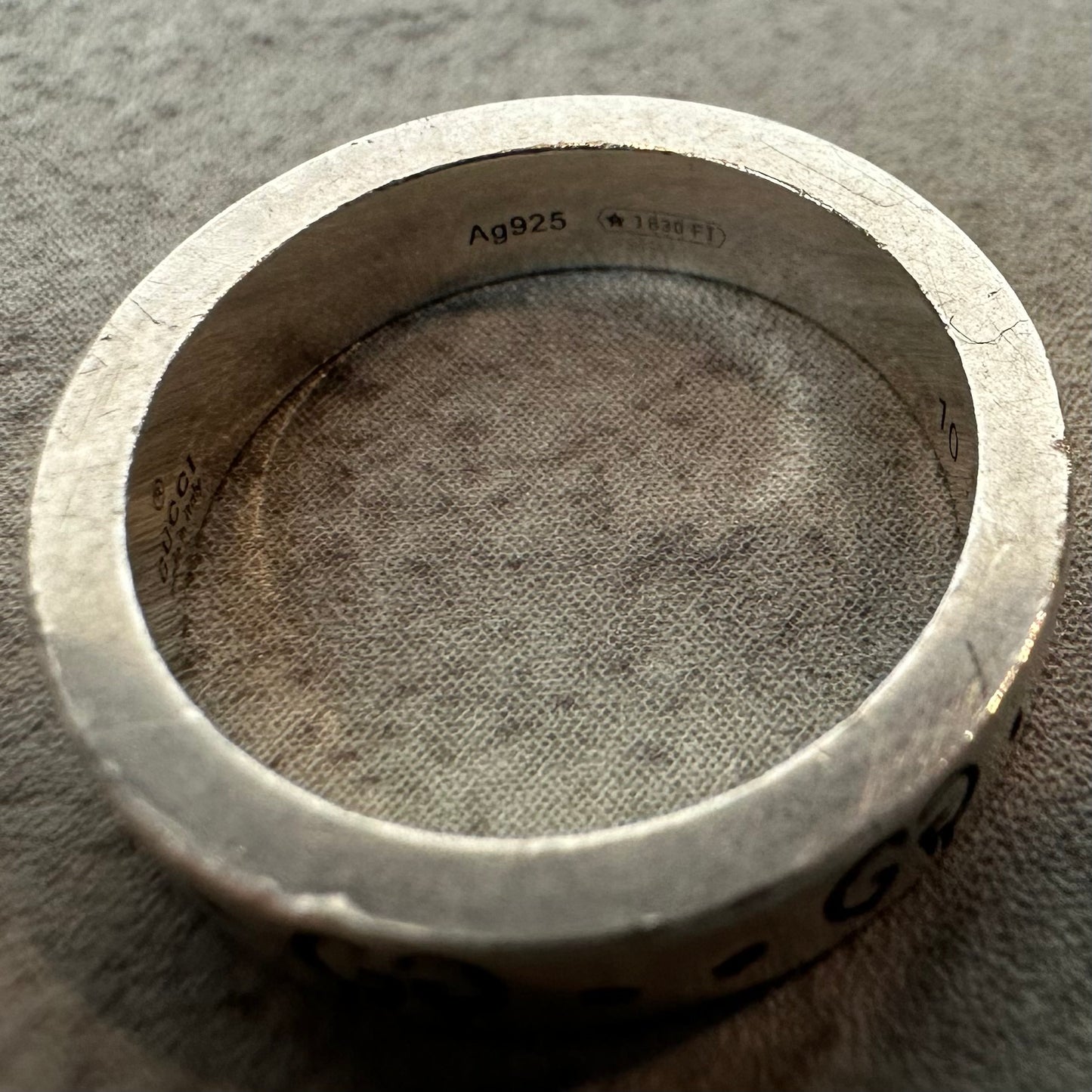 Gucci GG Ghost Ring Sterling Silver