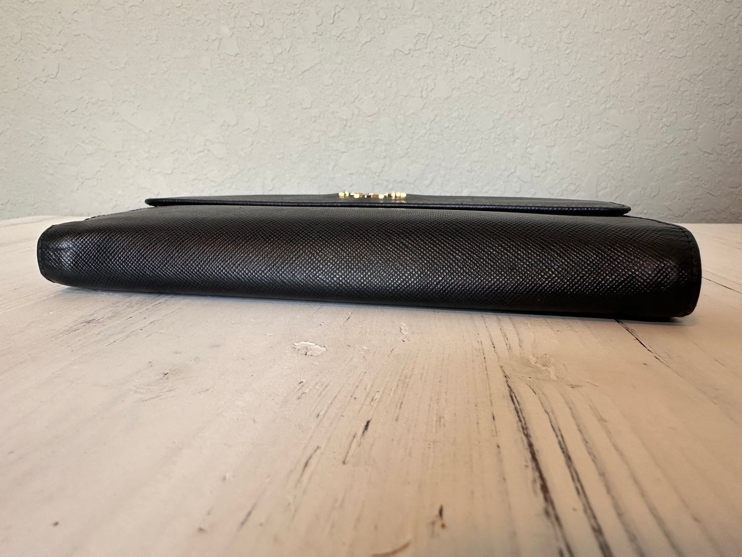 Prada Saffiano Leather Long Wallet