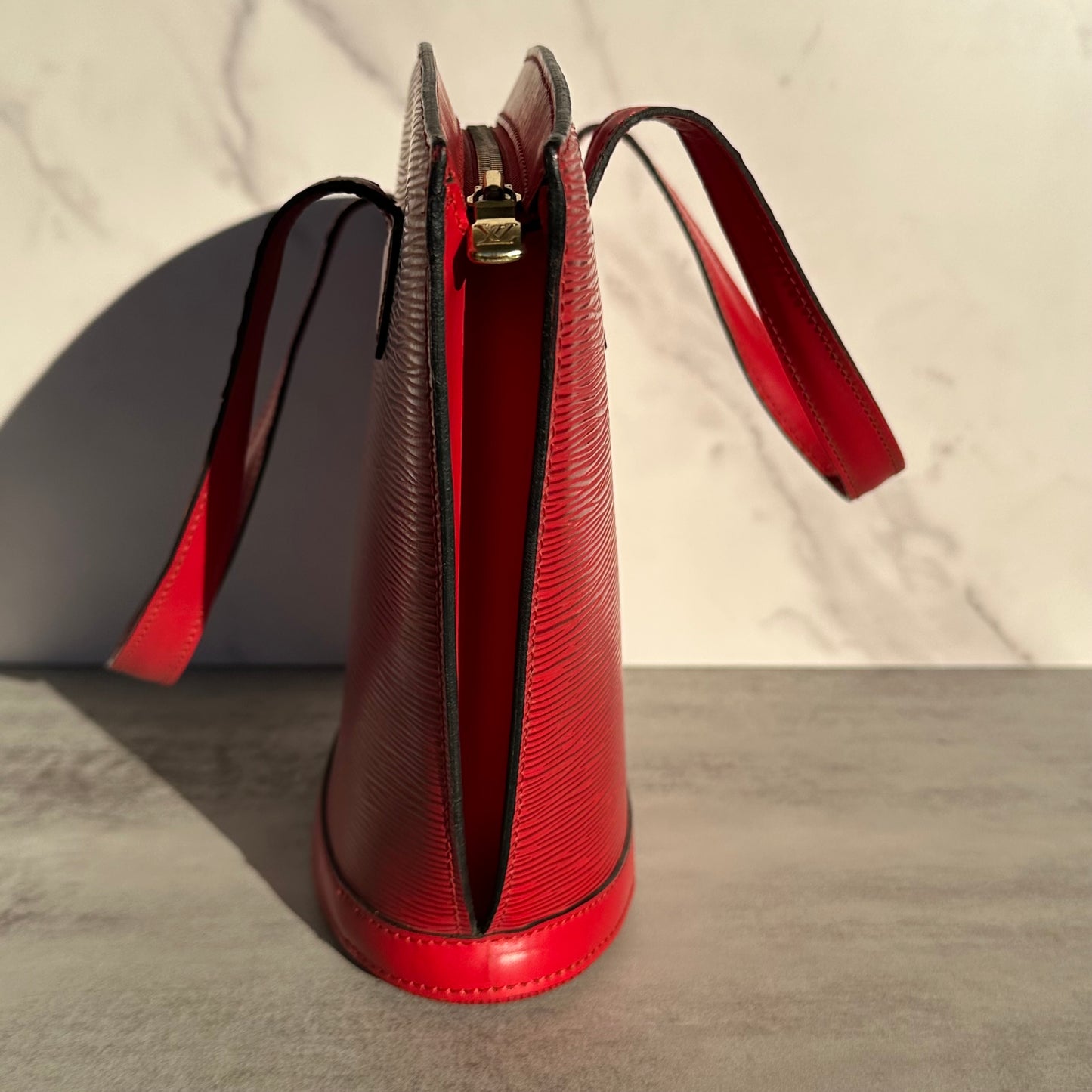 Louis Vuitton Epi Saint Jacques PM Castillan Red