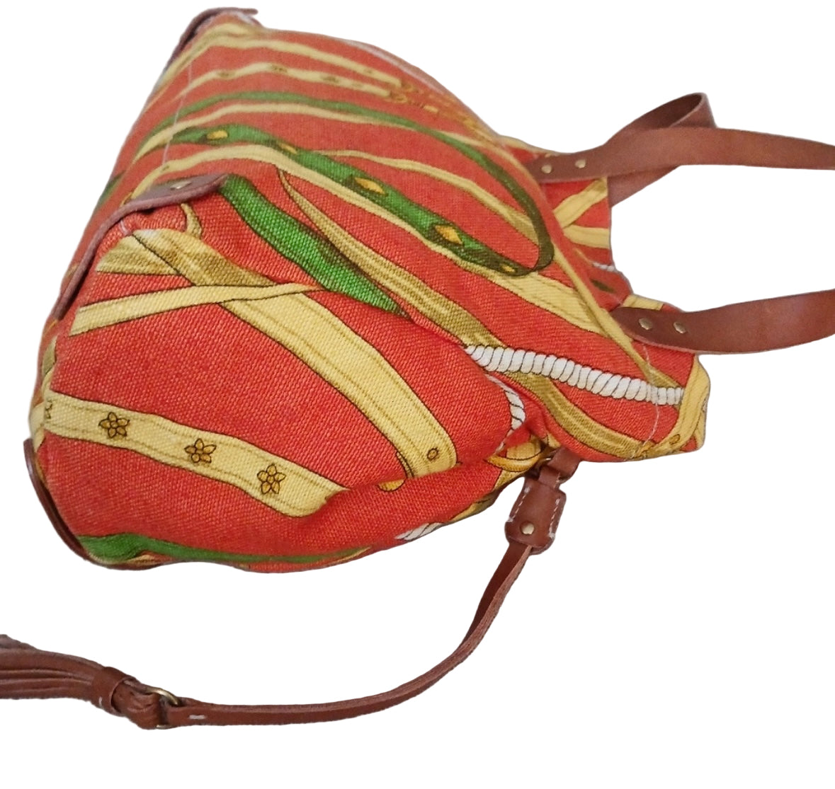 Miu Miu Printed Canvas Shoulder Bag