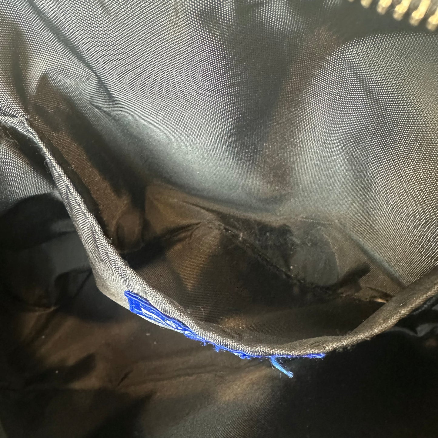 Burberry Nova Check Blue Label Nylon Shoulder Bag